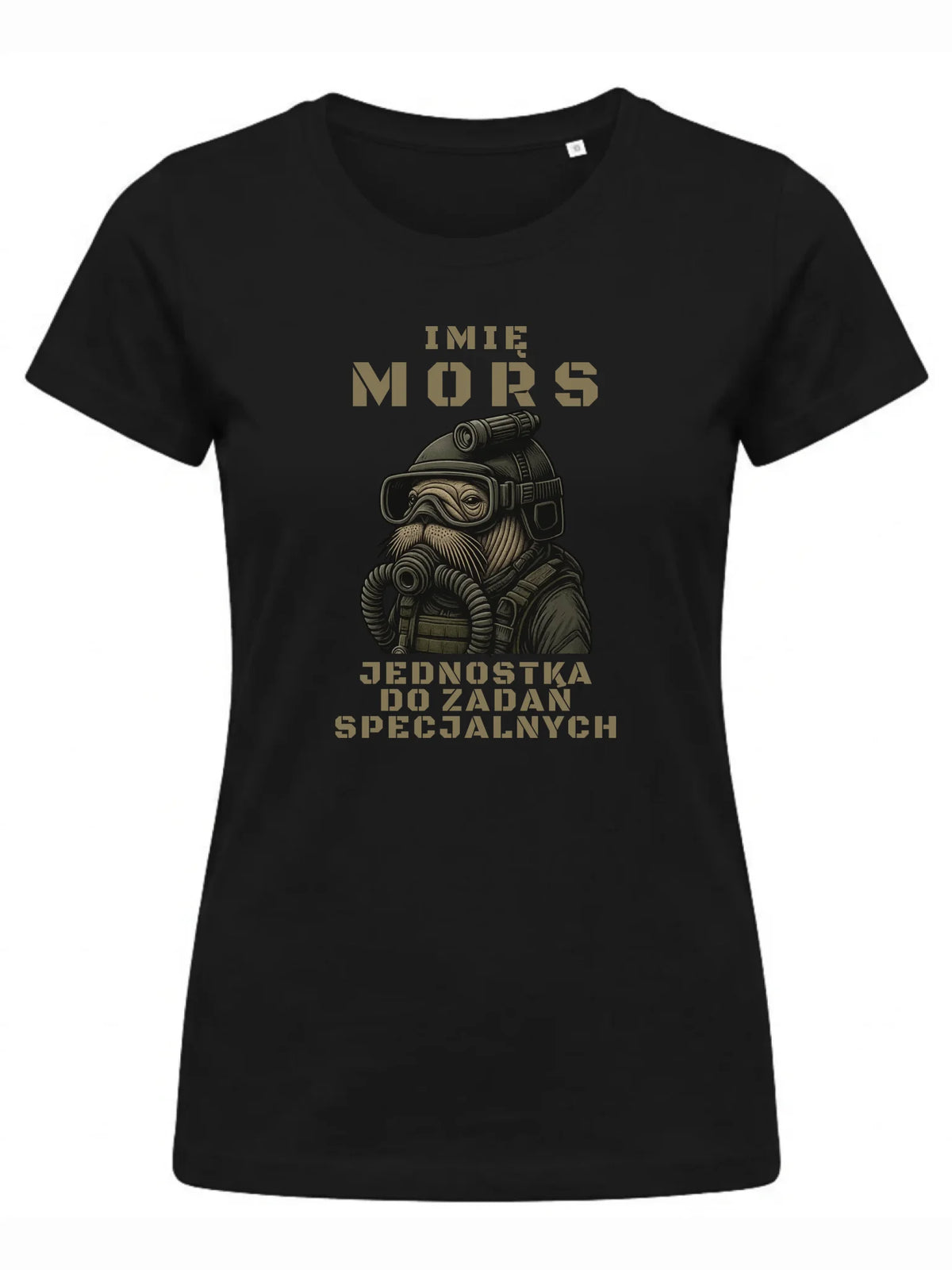 Koszulka damska - prezent dla morsa - Mors do zadań specjalnych - personalizowana HM07