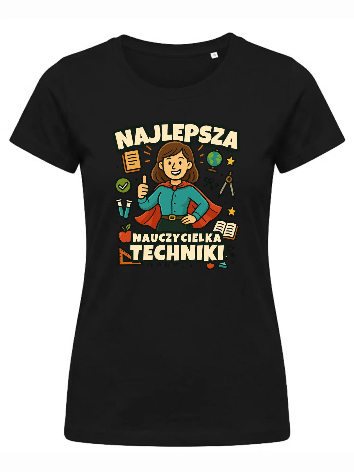 Koszulka damska dla nauczycielki - Najlepsza nauczycielka techniki N76