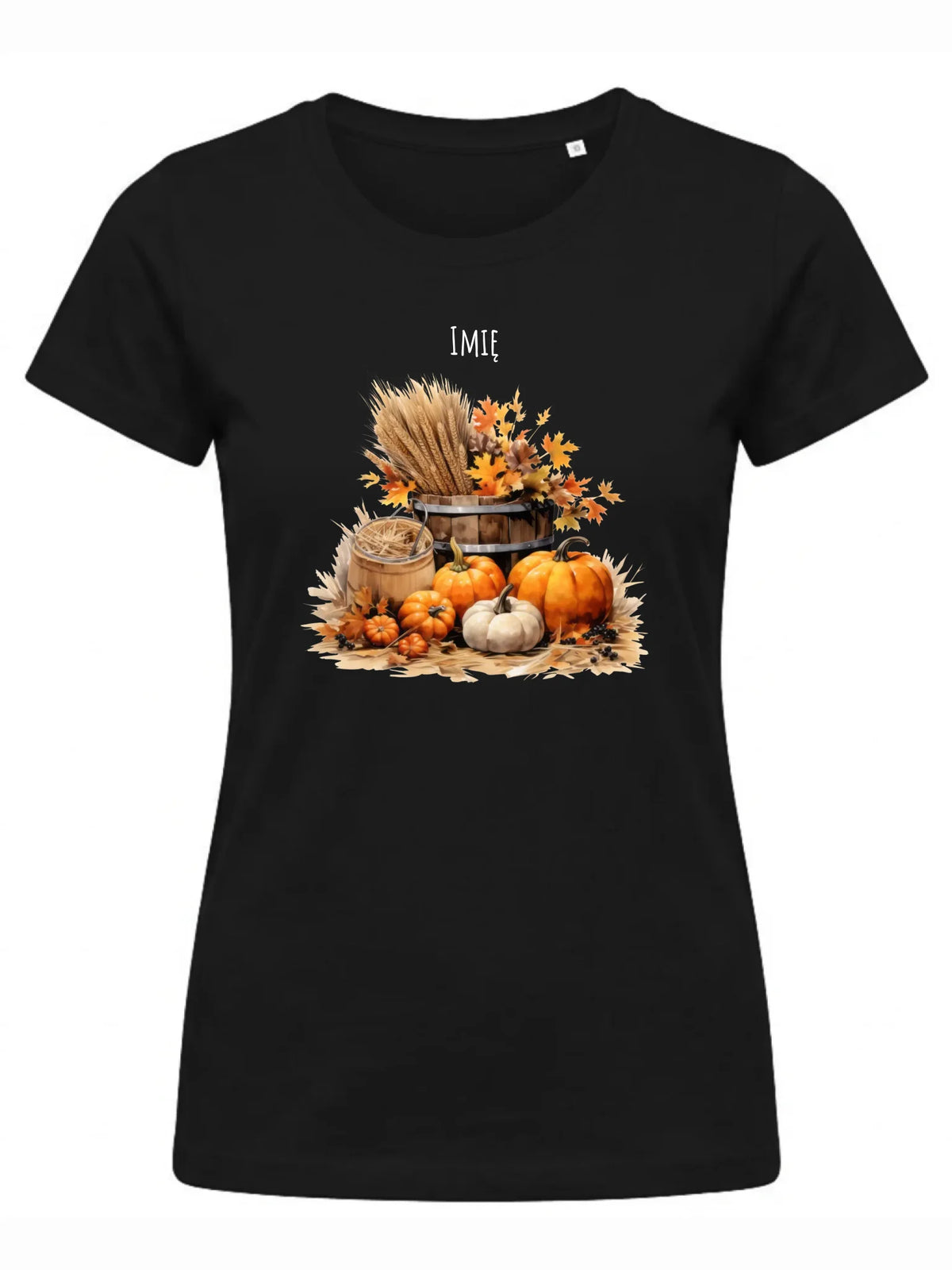 Koszulka damska jesieniara - Harvest vibes - personalizowana JS09