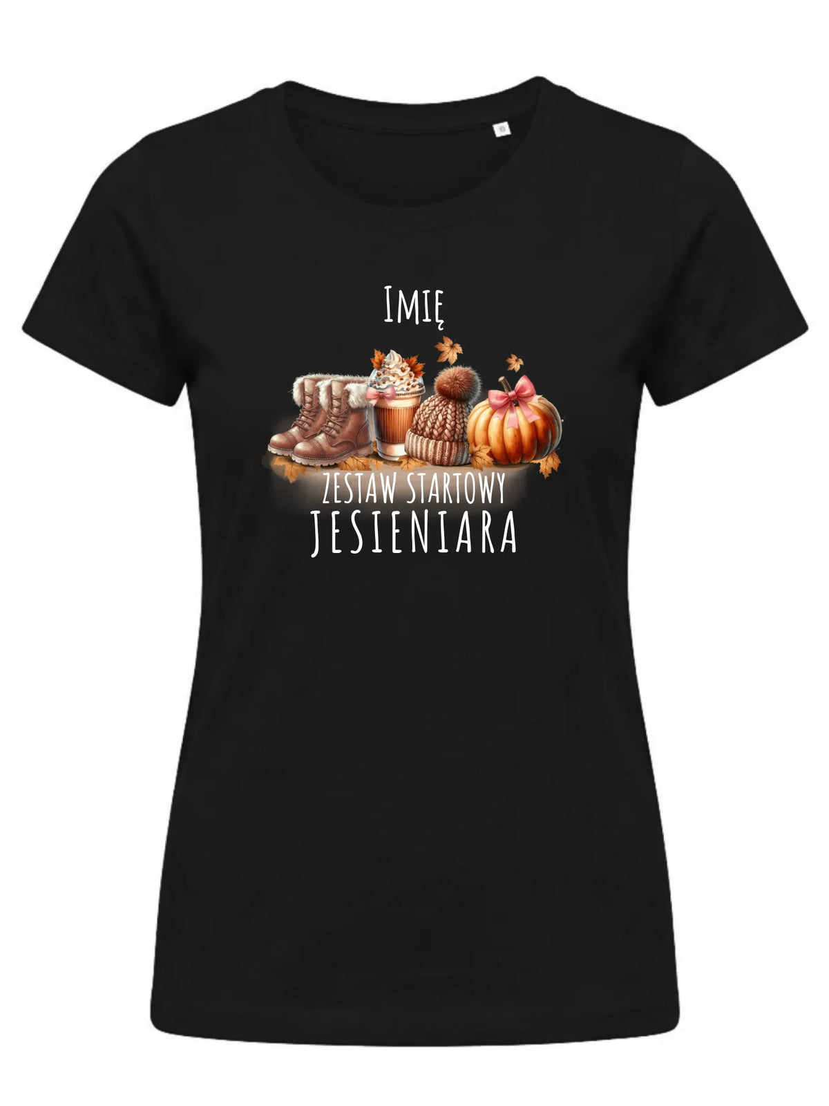 Koszulka damska jesieniara – Zestaw startowy - personalizowana JS05