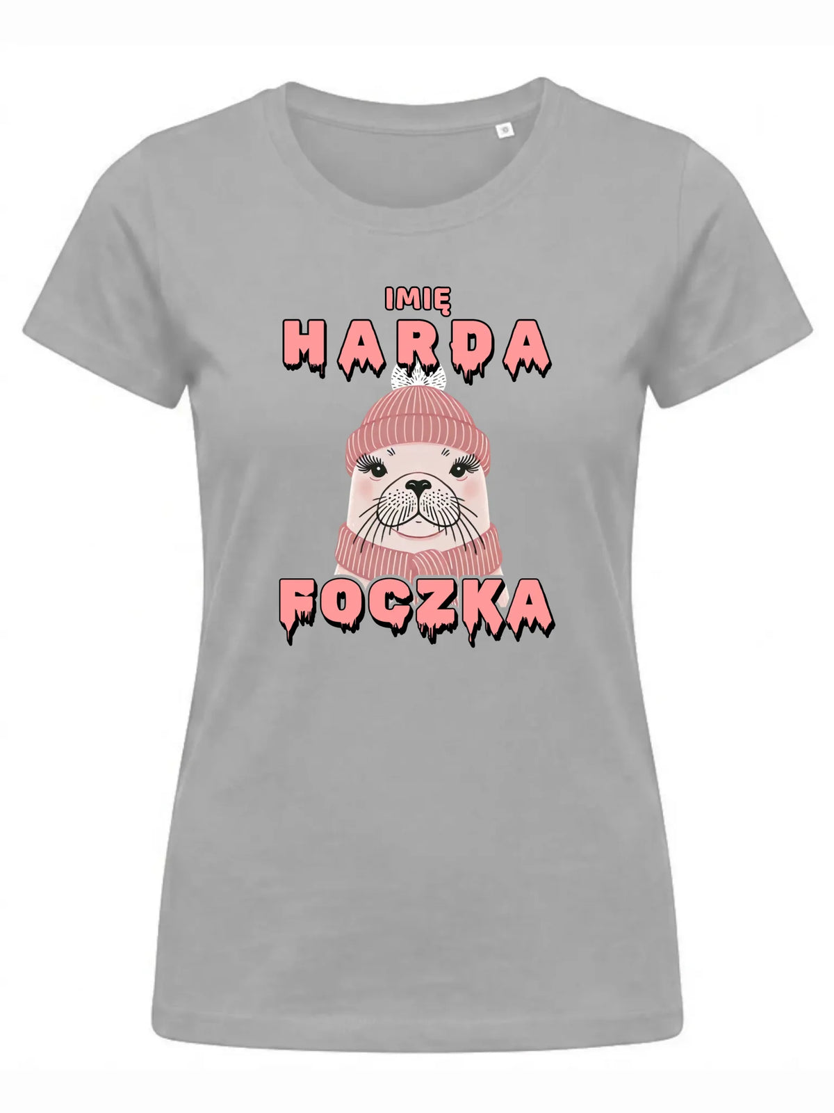 Koszulka damska - prezent dla morsa - Harda foczka - personalizowana HM05