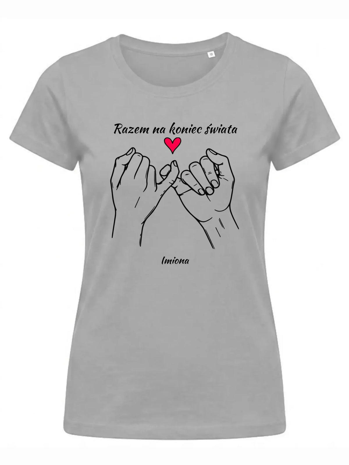 Koszulka damska - Razem na koniec świata - personalizowana W60