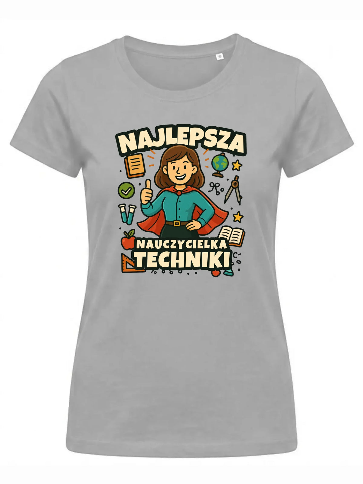 Koszulka damska dla nauczycielki - Najlepsza nauczycielka techniki N76