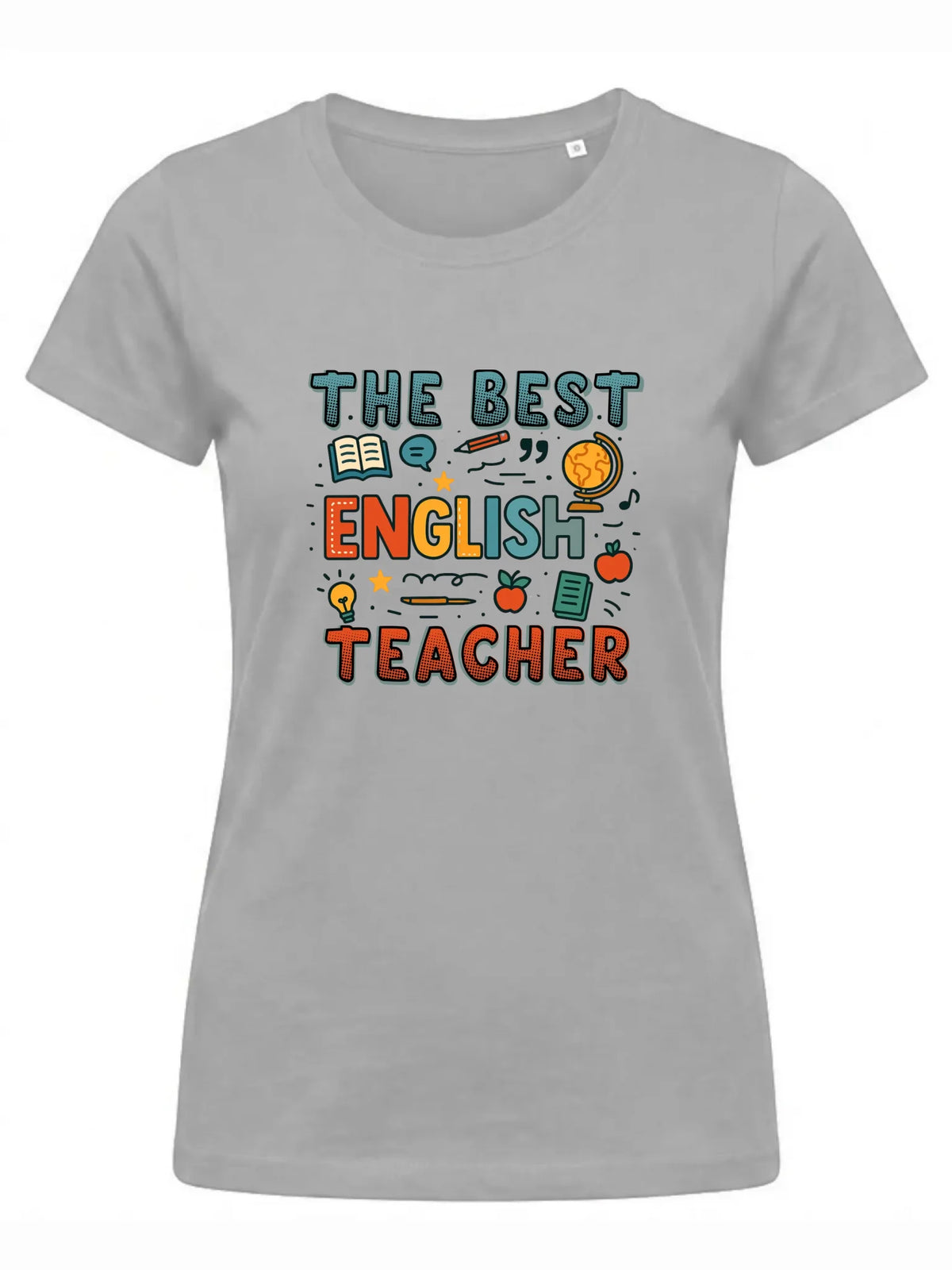 Koszulka damska dla nauczycielki angielskiego - The best english teacher N53