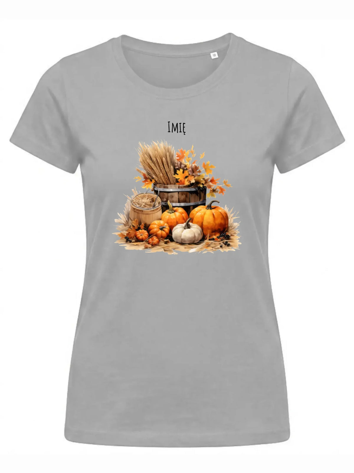 Koszulka damska jesieniara - Harvest vibes - personalizowana JS09