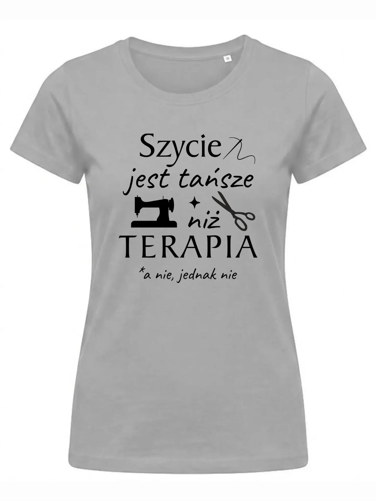 Koszulka damska szyciowa dla krawcowej - Szycie tańsze niż terapia HS04
