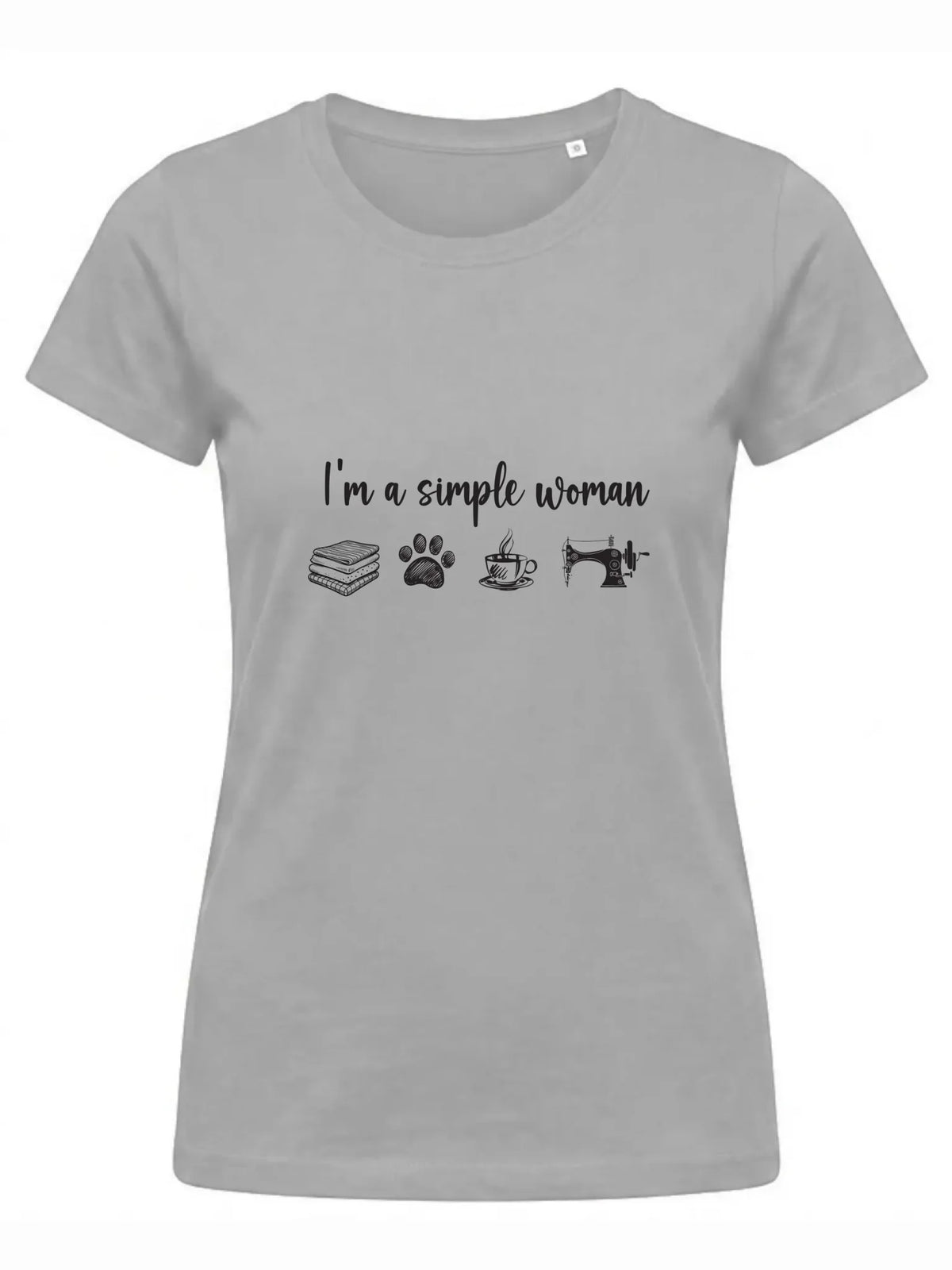 Koszulka damska szyciowa dla krawcowej - I'm a simple woman HS20