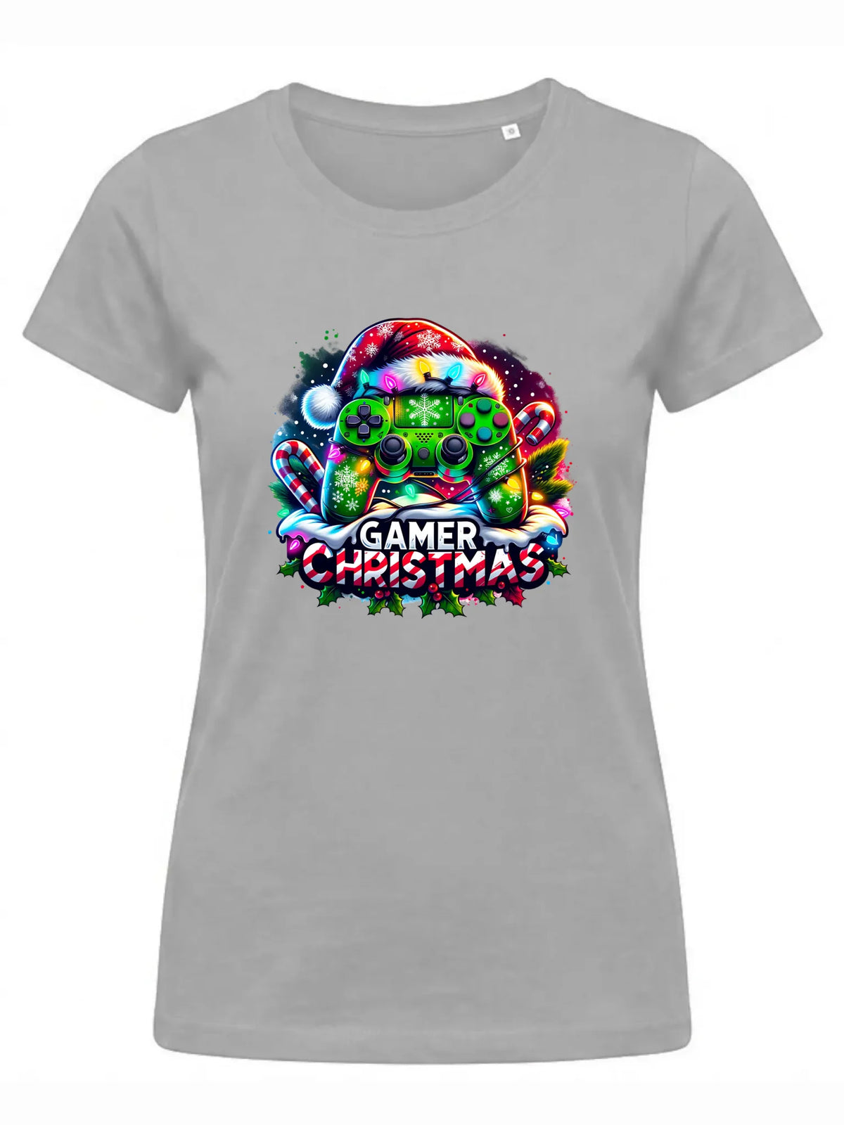 Koszulka damska świąteczna - prezent dla gracza - Christmas gamer BN22