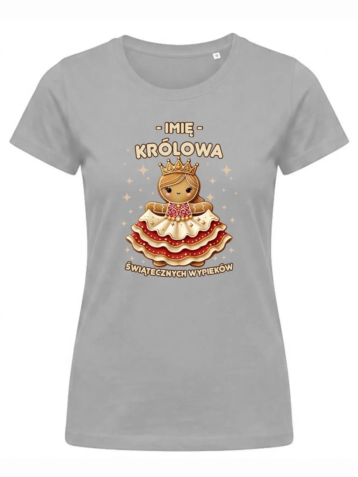 Koszulka damska świąteczna - Królowa świątecznych wypieków - personalizowana BN28