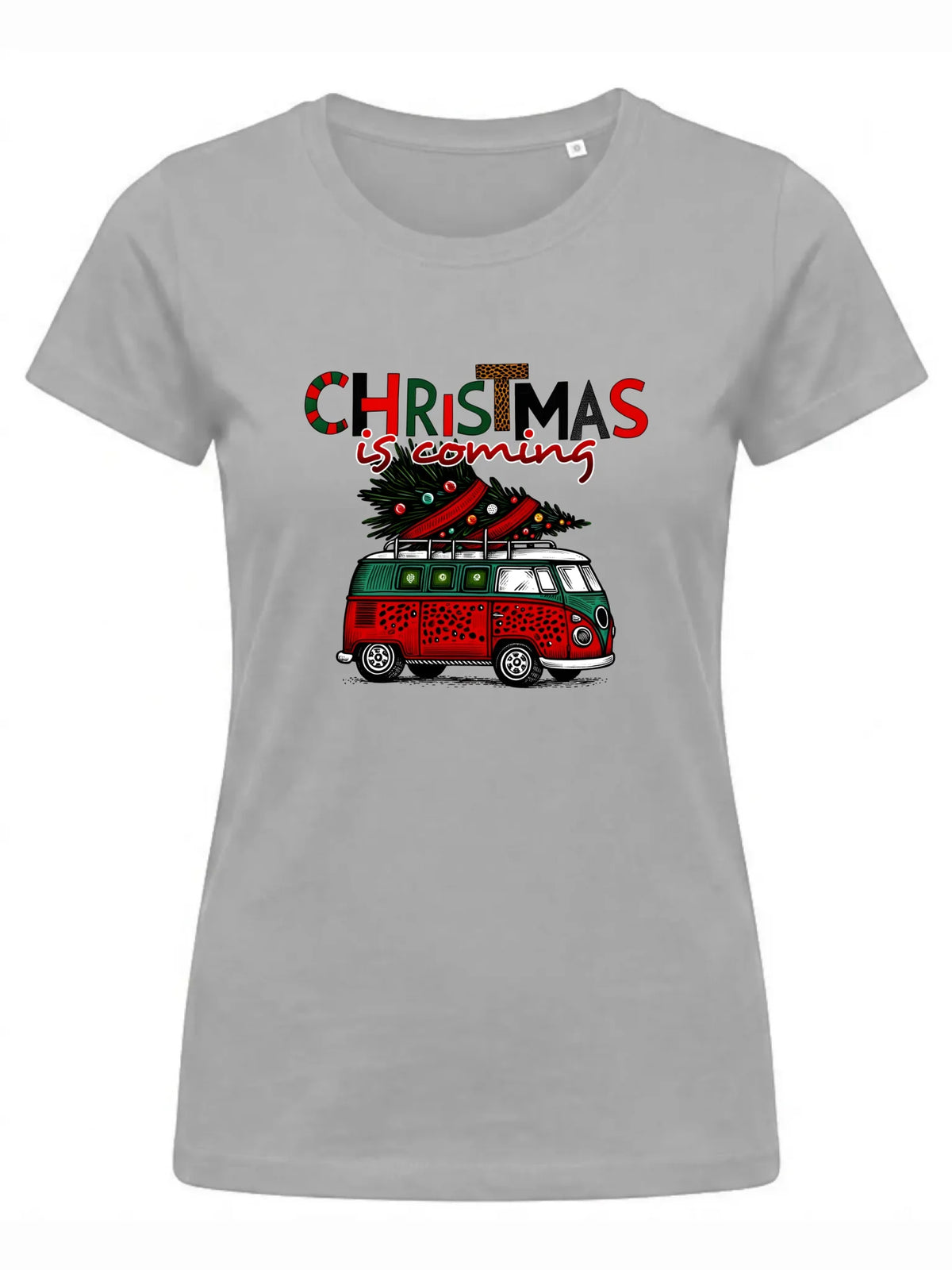 Koszulka damska świąteczna - Kamper Christmas is coming BN42