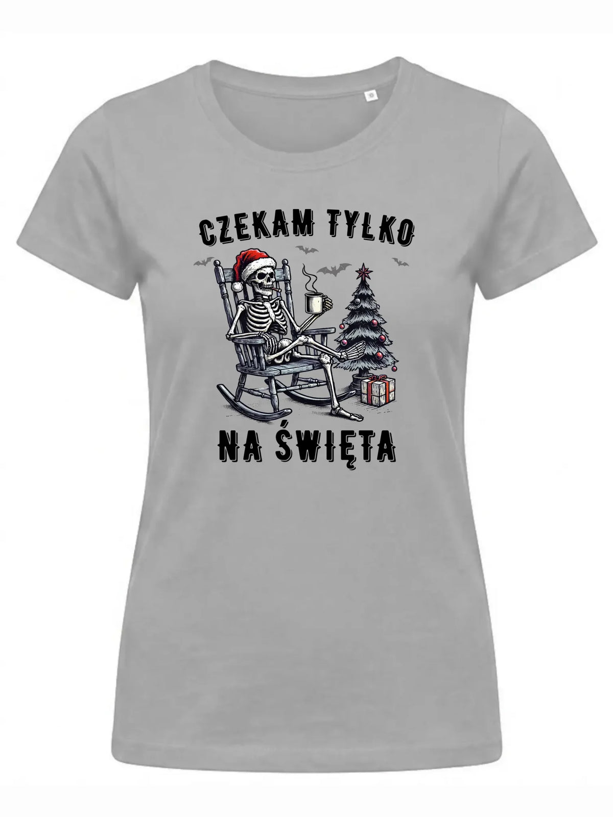 Koszulka damska świąteczna - Czekam tylko na święta BN56