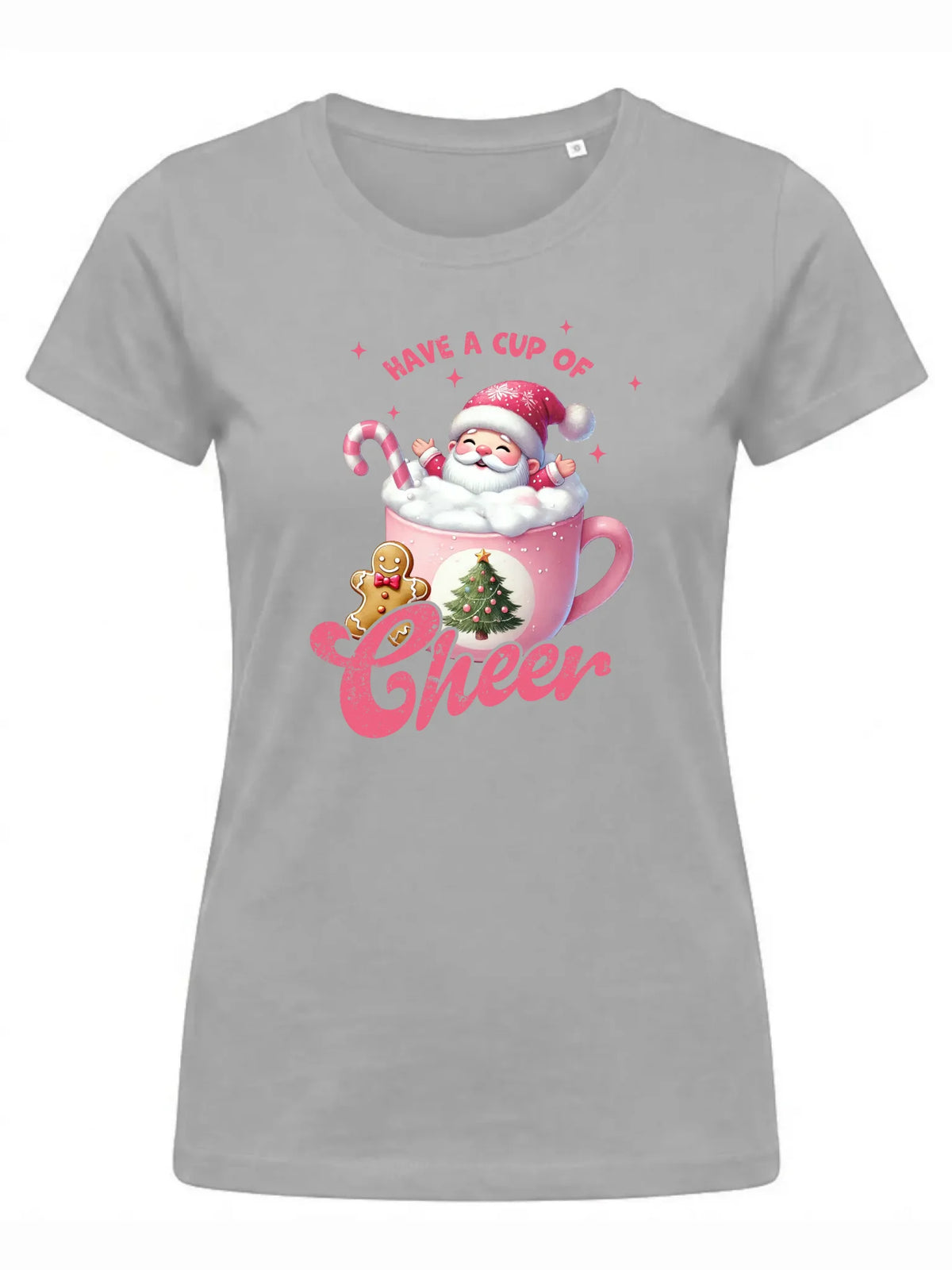 Koszulka damska świąteczna - Have a cup of cheer BN53