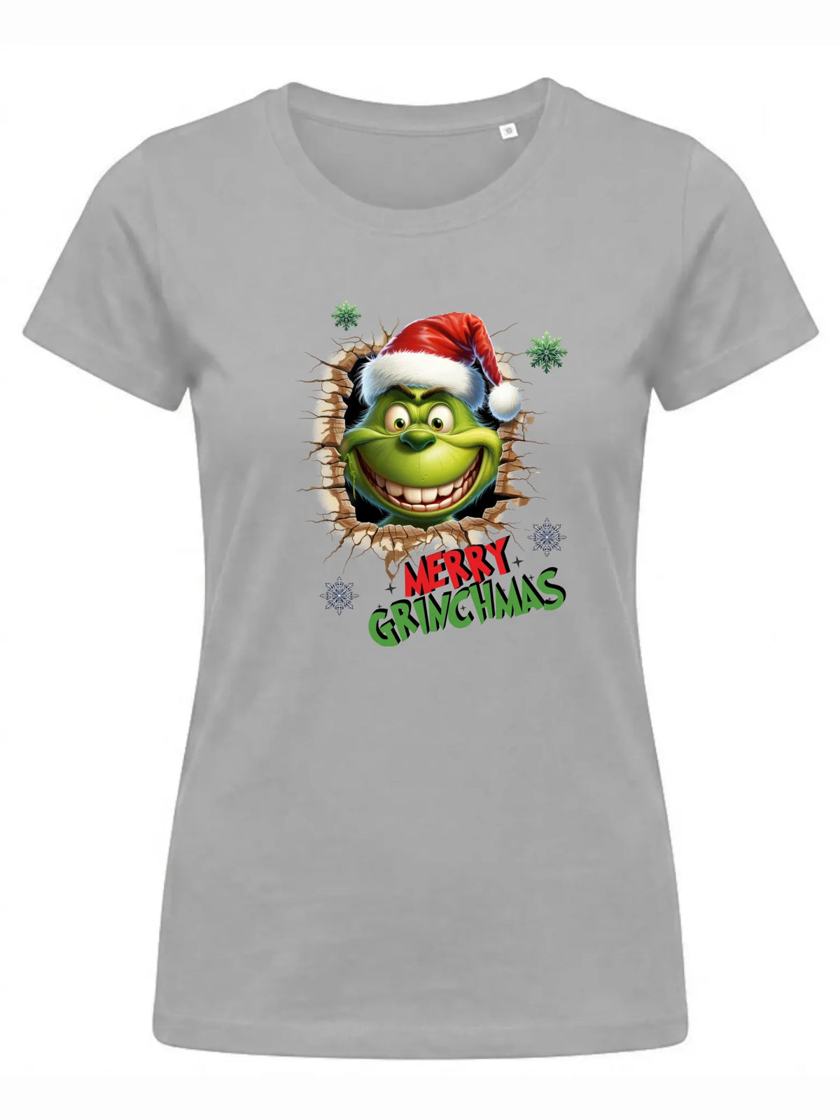 Koszulka damska świąteczna - Grinch - Merry Grinchmas BN113
