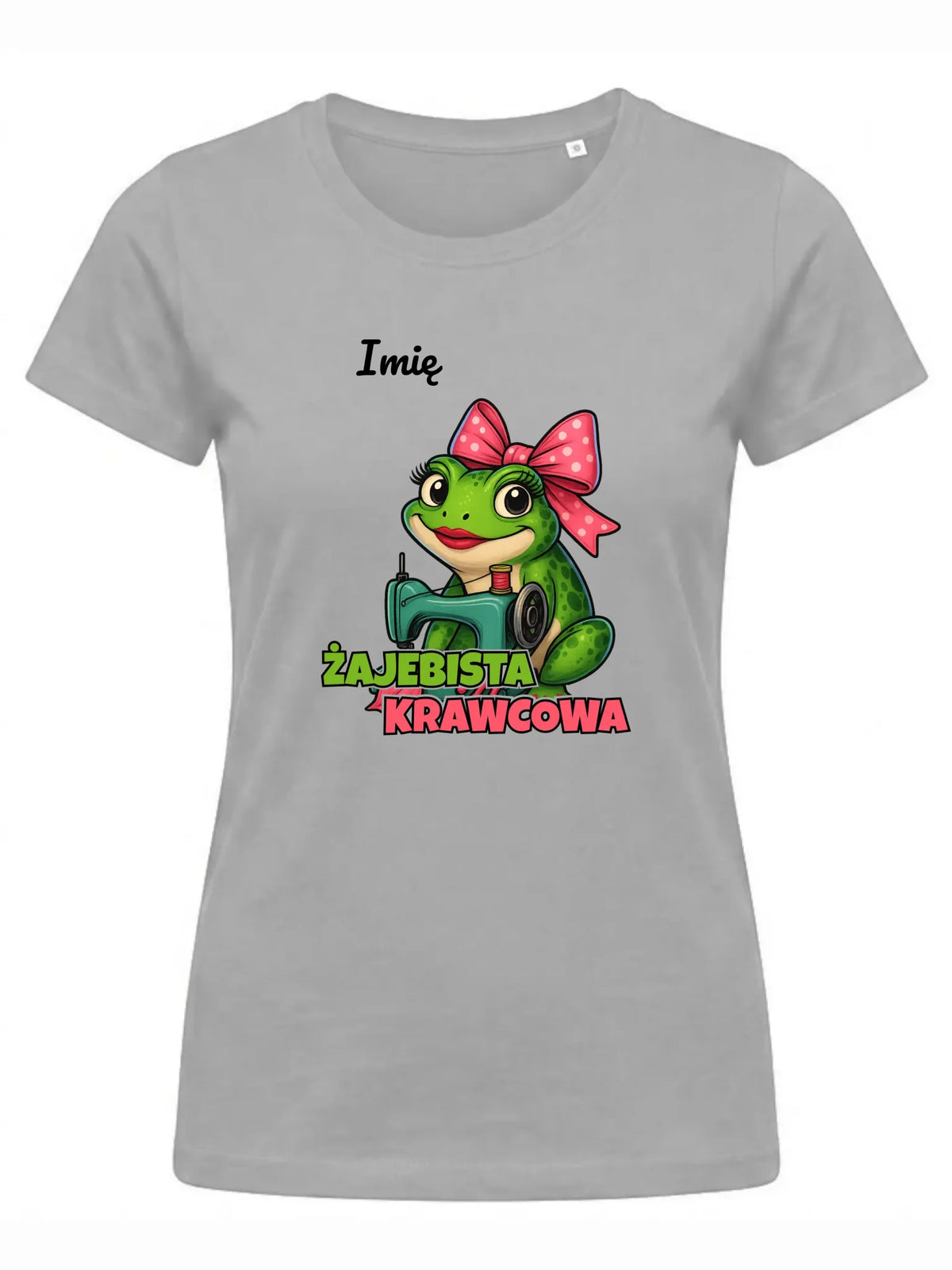 Koszulka damska szyciowa dla krawcowej - Żajebista Krawcowa - personalizowana HS32
