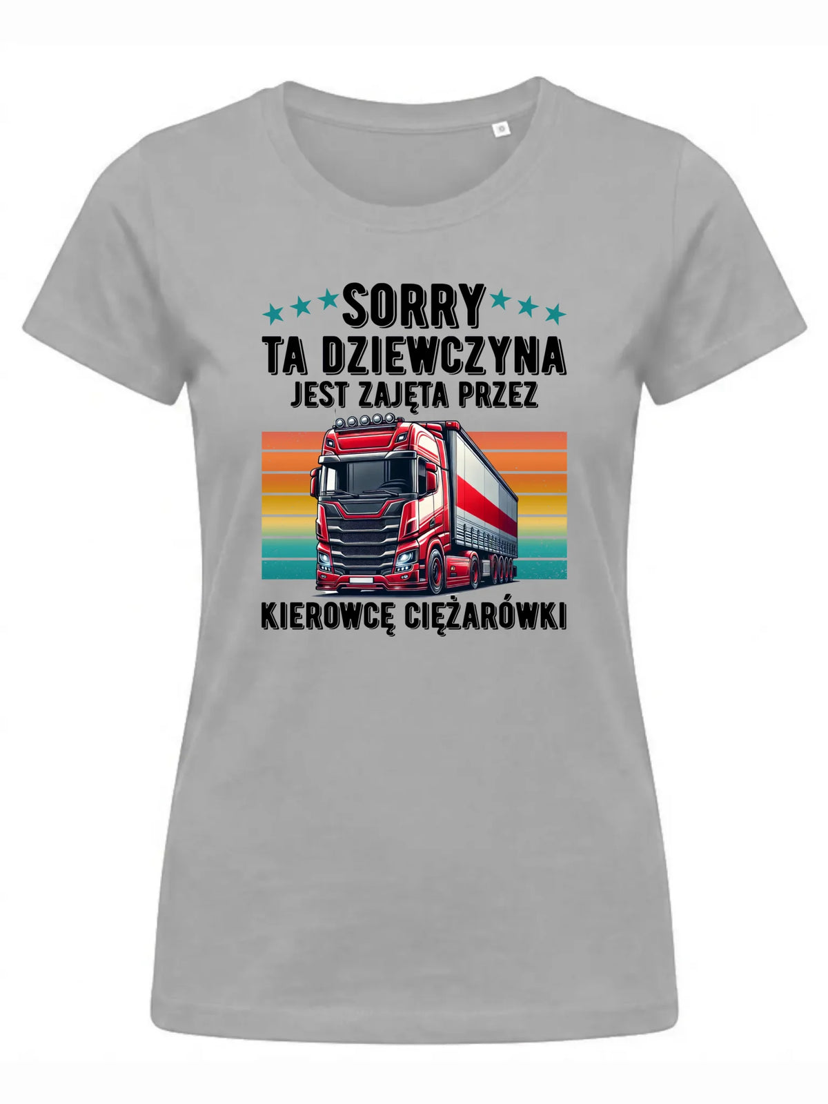 Koszulka damska - Ta dziewczyna jest zajęta przez kierowcę ciężarówki ZKT12