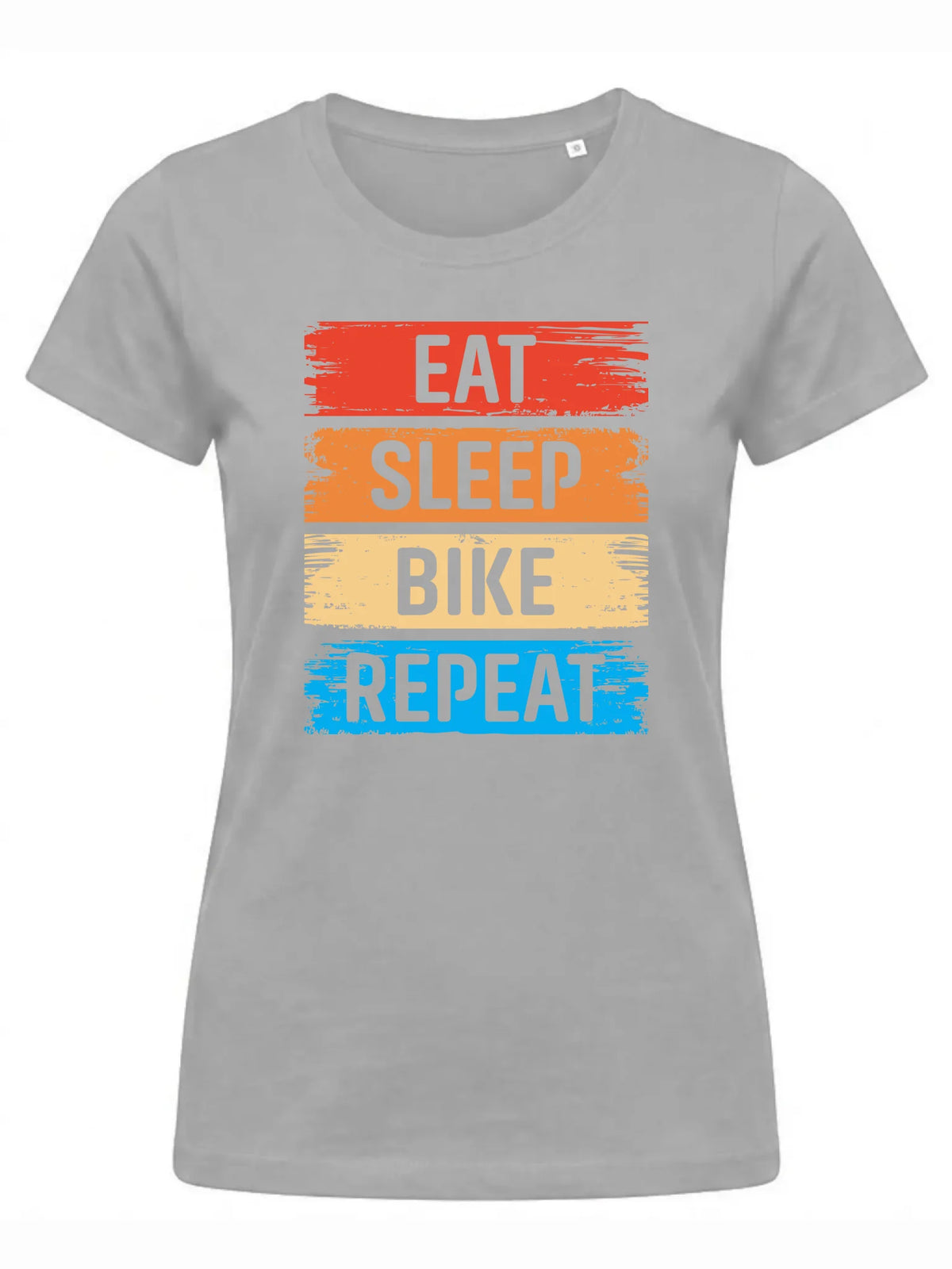 Koszulka damska na rower - Eat sleep bike repeat HR03