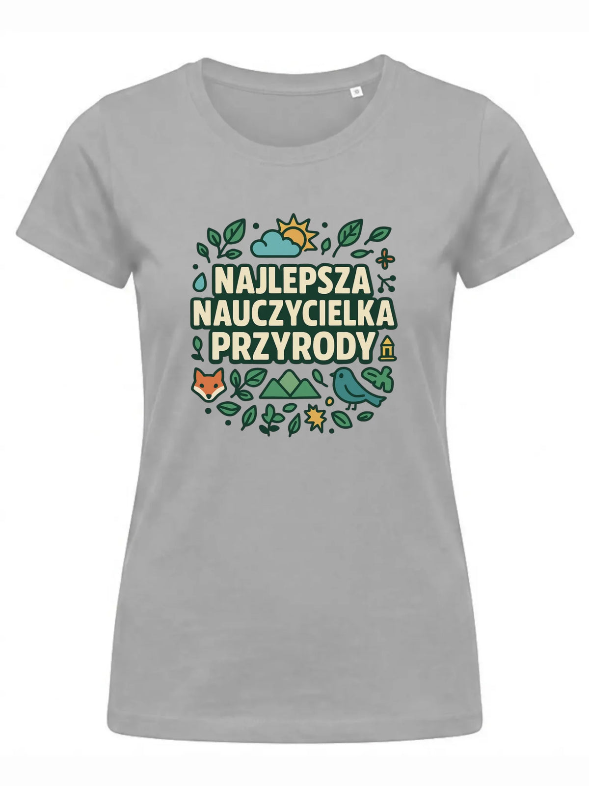 Koszulka damska dla nauczycielki - Najlepsza nauczycielka przyrody N64