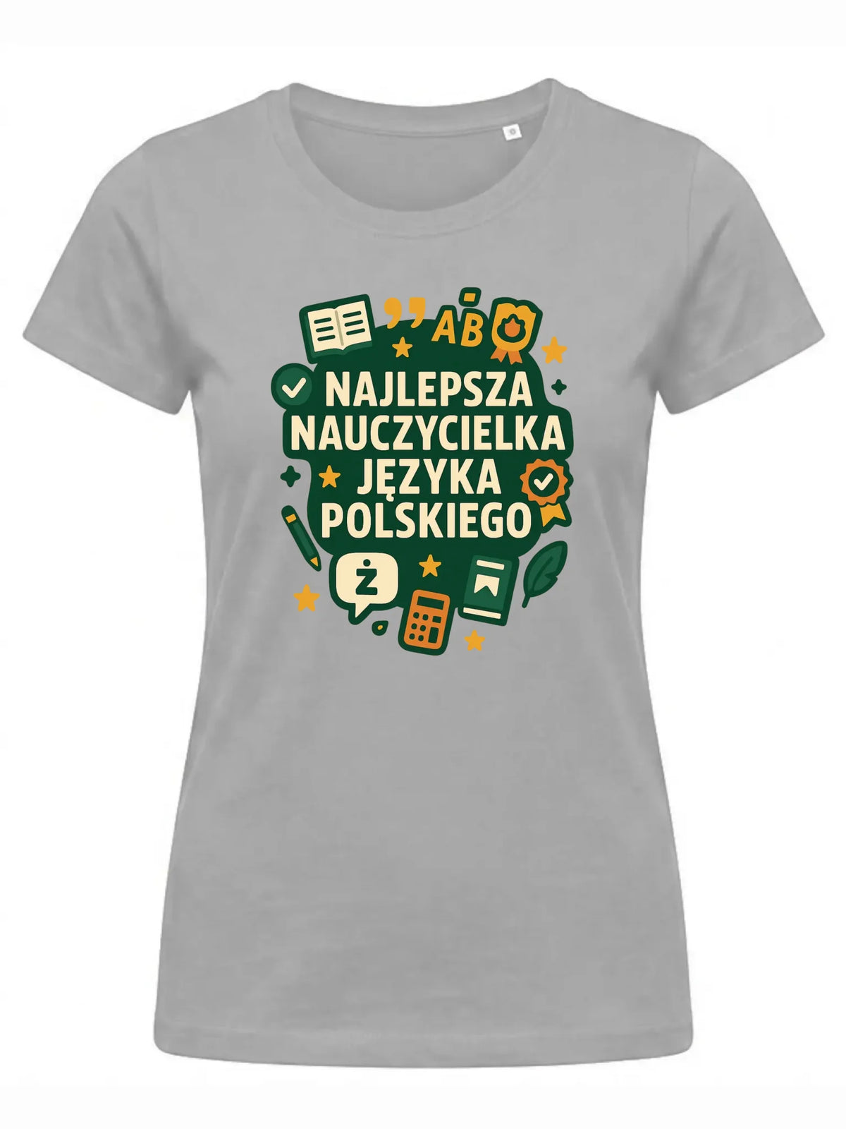 Koszulka damska dla nauczycielki - Najlepsza nauczycielka języka polskiego N75