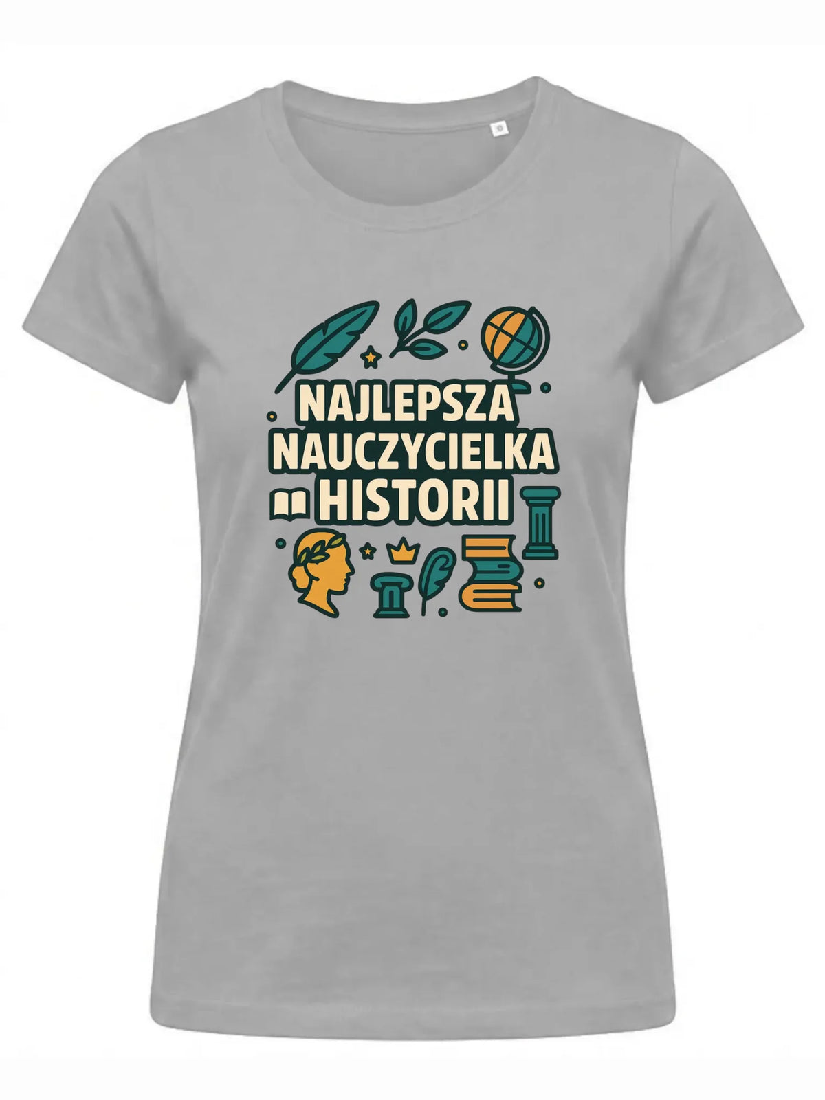 Koszulka damska dla nauczycielki - Najlepsza nauczycielka historii N57