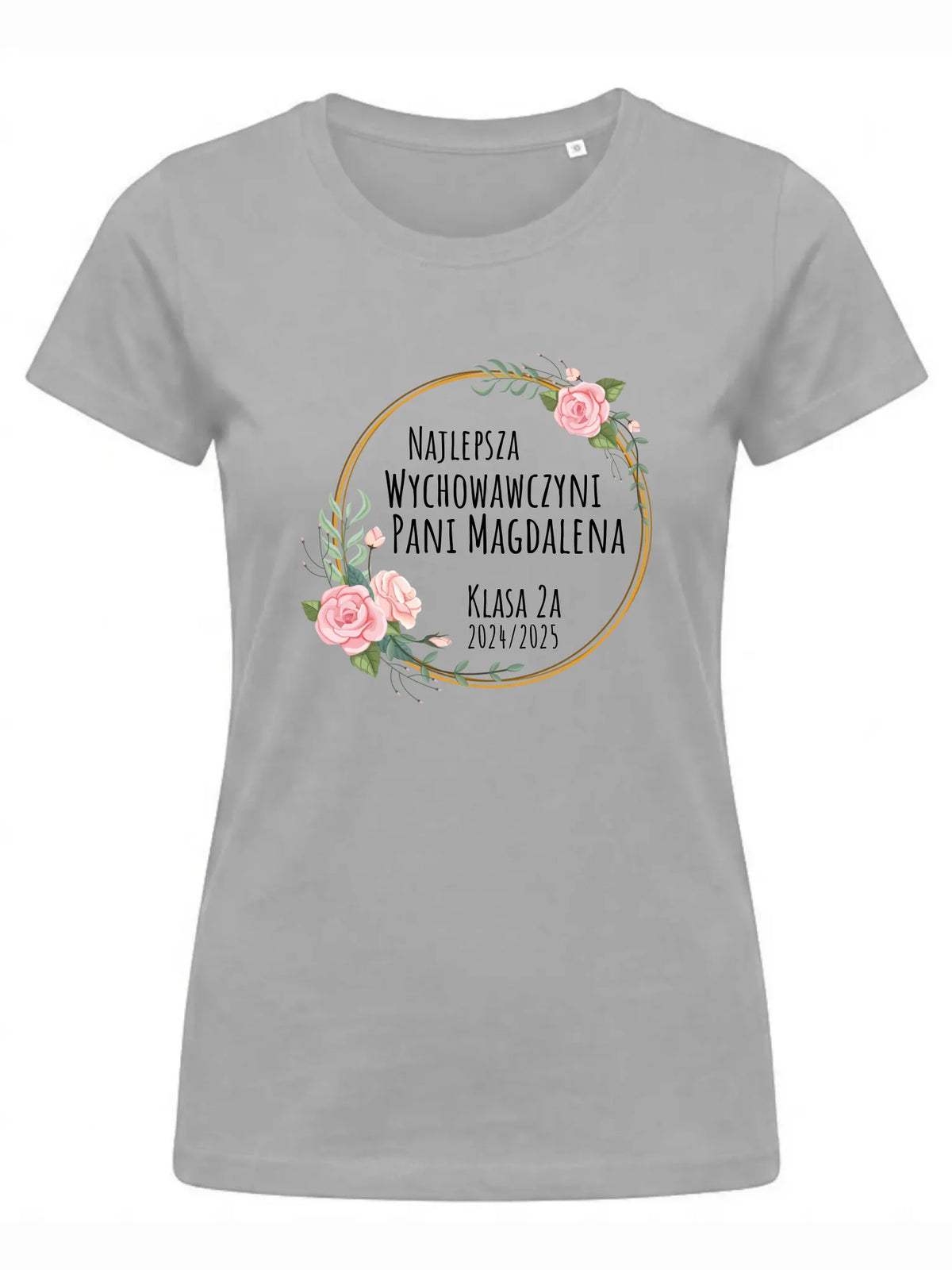 Koszulka damska - Najlepsza Wychowawczyni - personalizowana N02