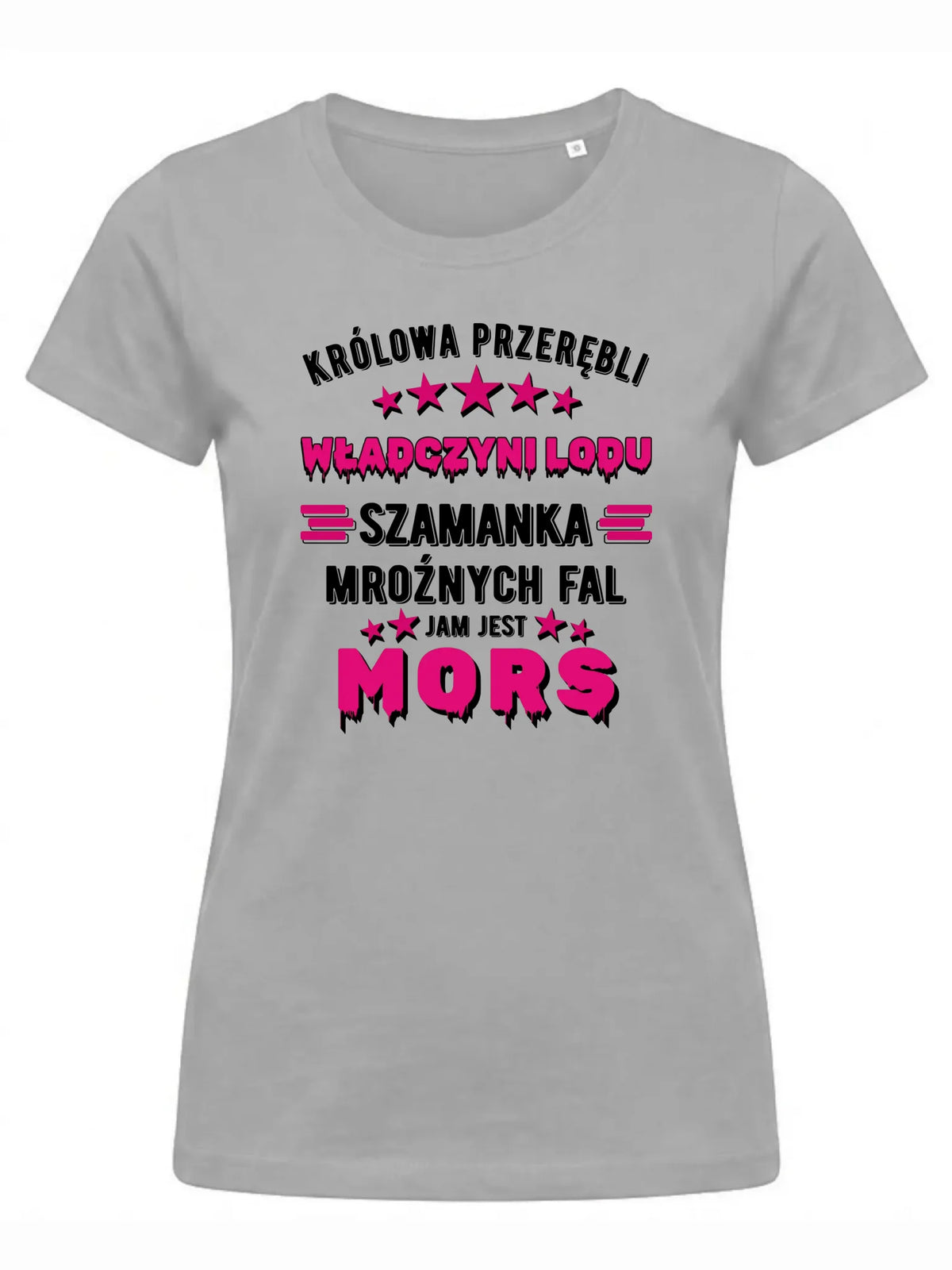 Koszulka damska - prezent dla morsa - Królowa przerębli Jam jest mors HM17