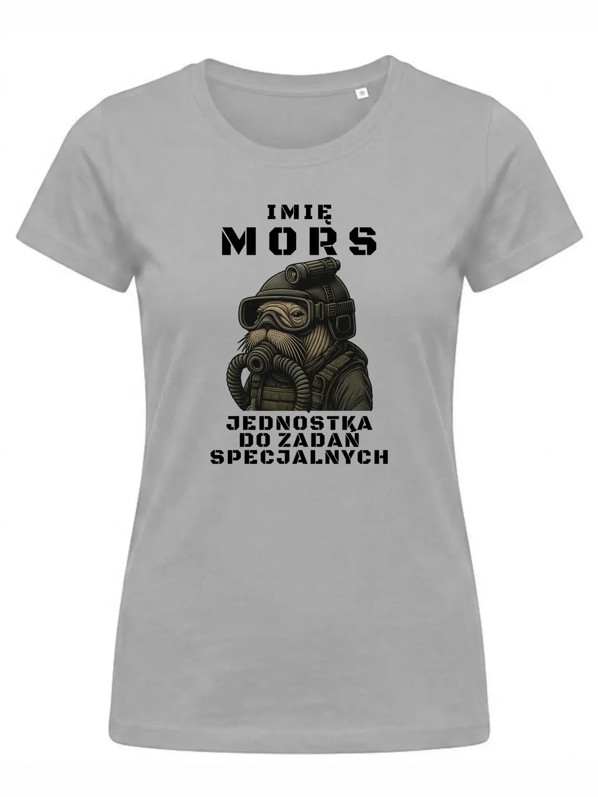 Koszulka damska - prezent dla morsa - Mors do zadań specjalnych - personalizowana HM07