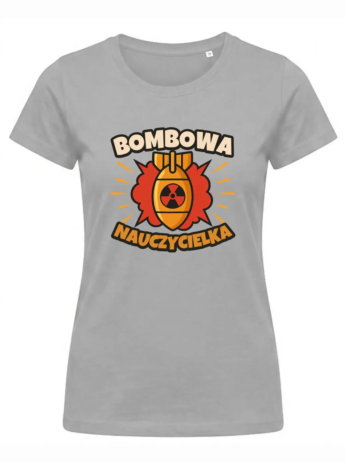 Koszulka damska dla nauczycielki - Bombowa Nauczycielka N34