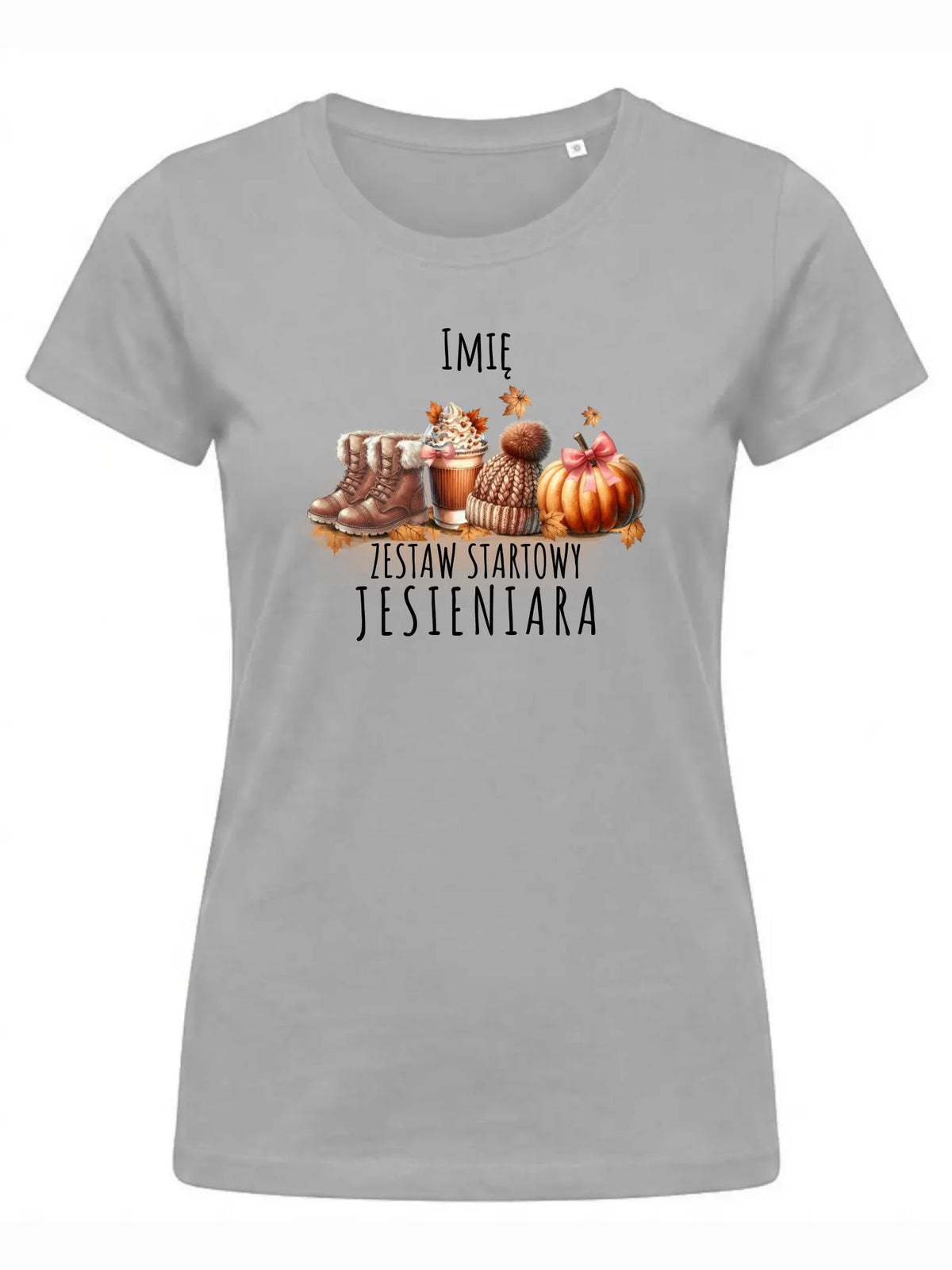 Koszulka damska jesieniara – Zestaw startowy - personalizowana JS05
