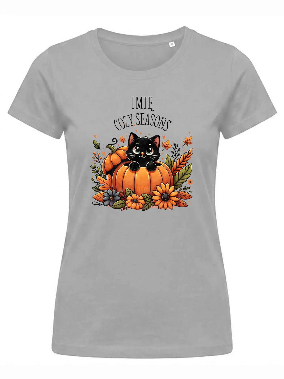 Koszulka damska jesieniara - Cozy Seasons - personalizowana JS01