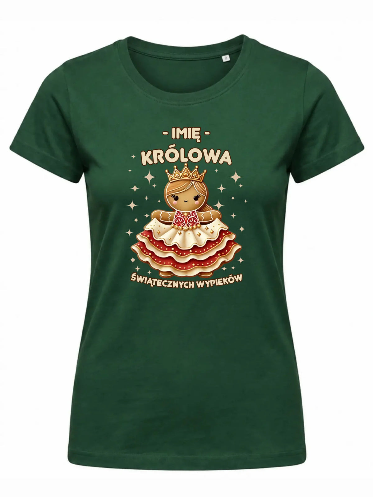 Koszulka damska świąteczna - Królowa świątecznych wypieków - personalizowana BN28
