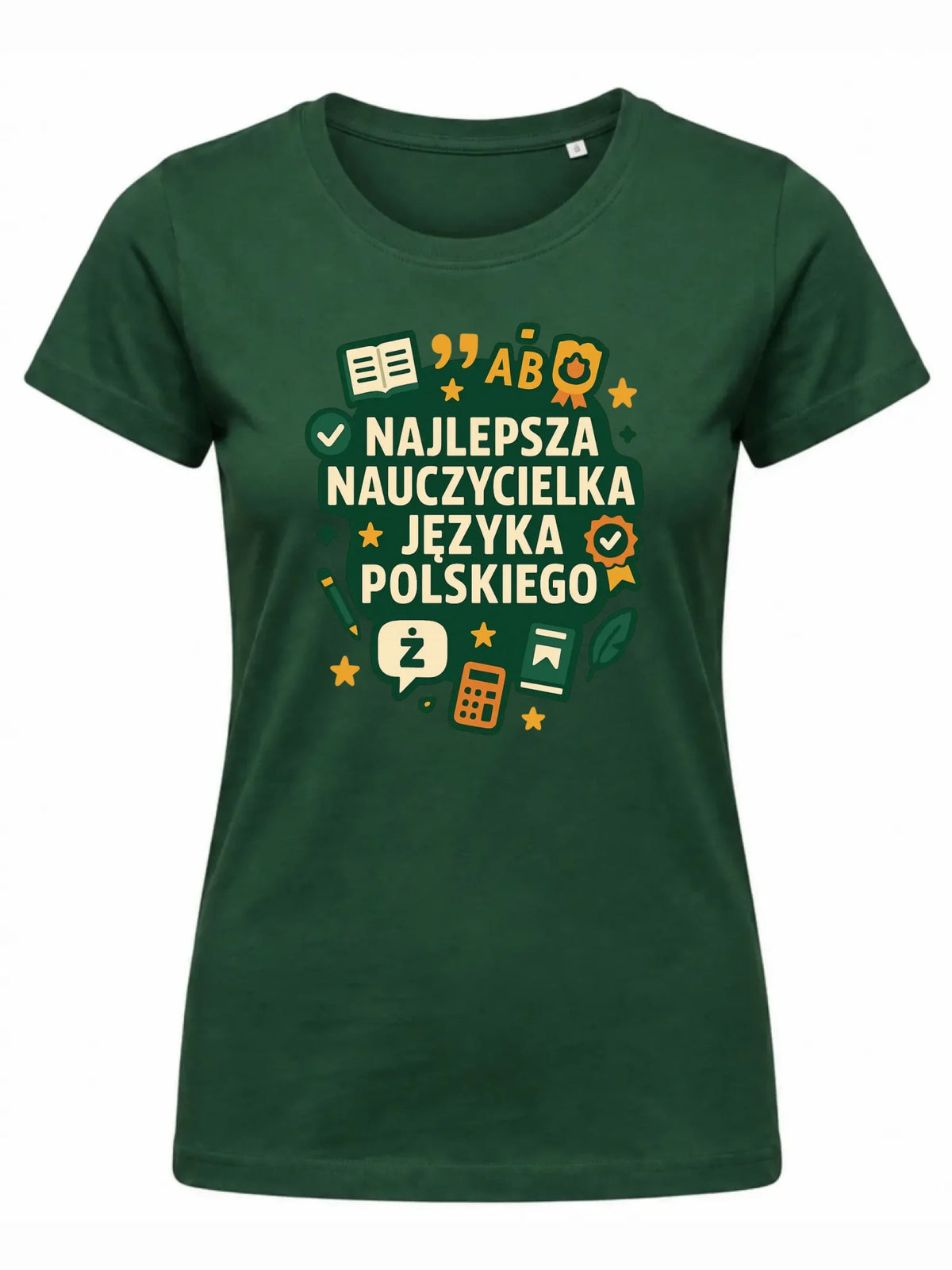 Koszulka damska dla nauczycielki - Najlepsza nauczycielka języka polskiego N75