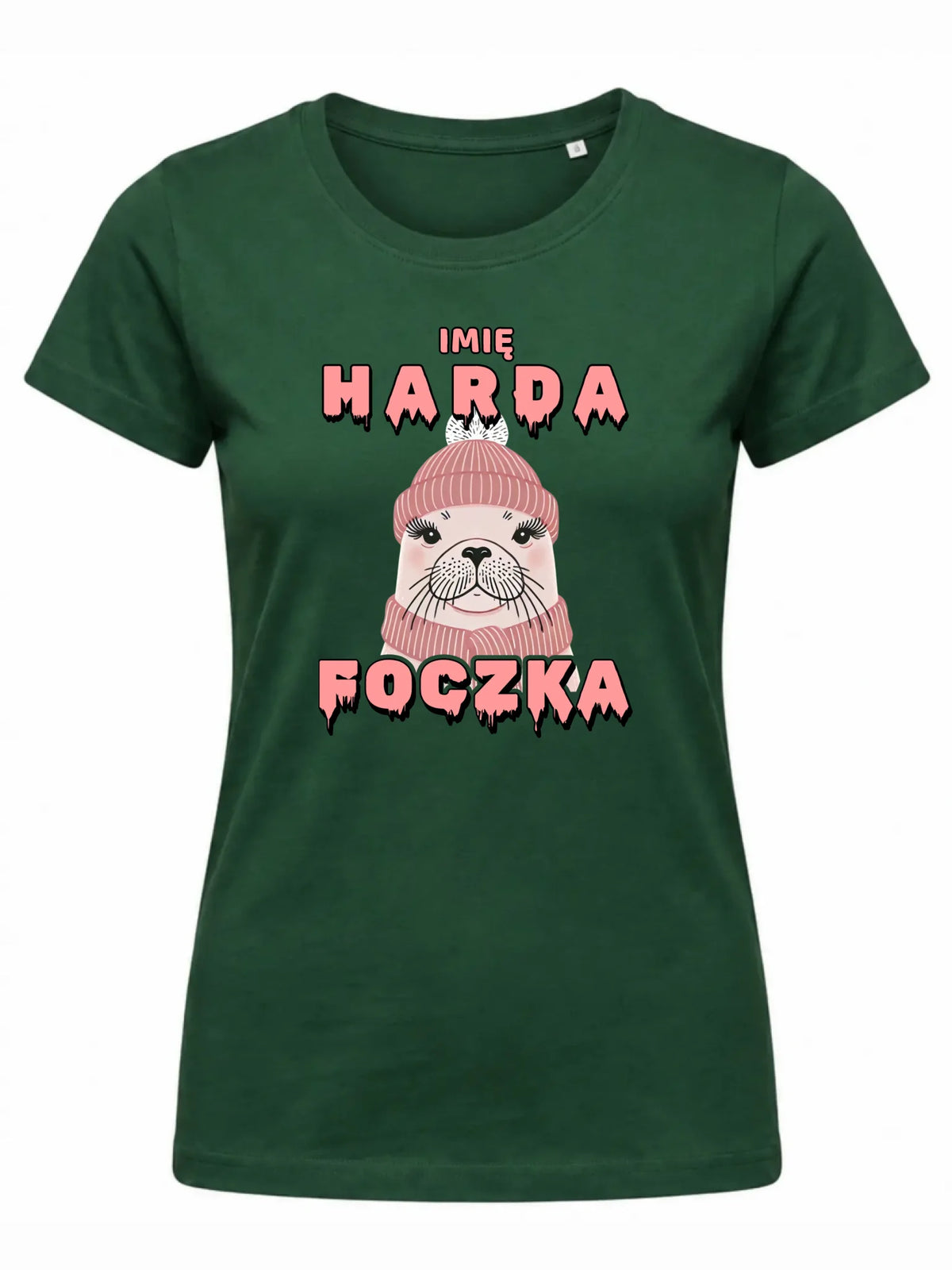 Koszulka damska - prezent dla morsa - Harda foczka - personalizowana HM05