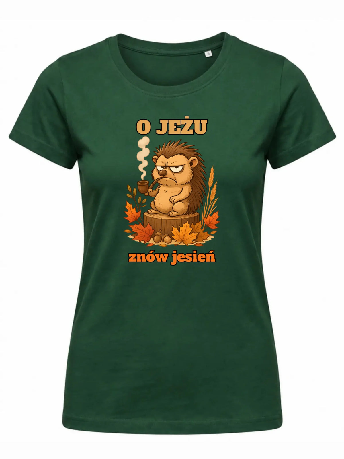 Koszulka damska jesienna - O jeżu znów jesień JS20