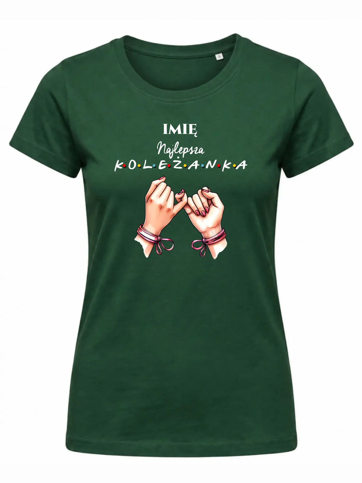 Koszulka damska - Najlepsza koleżanka - personalizowana DZ02