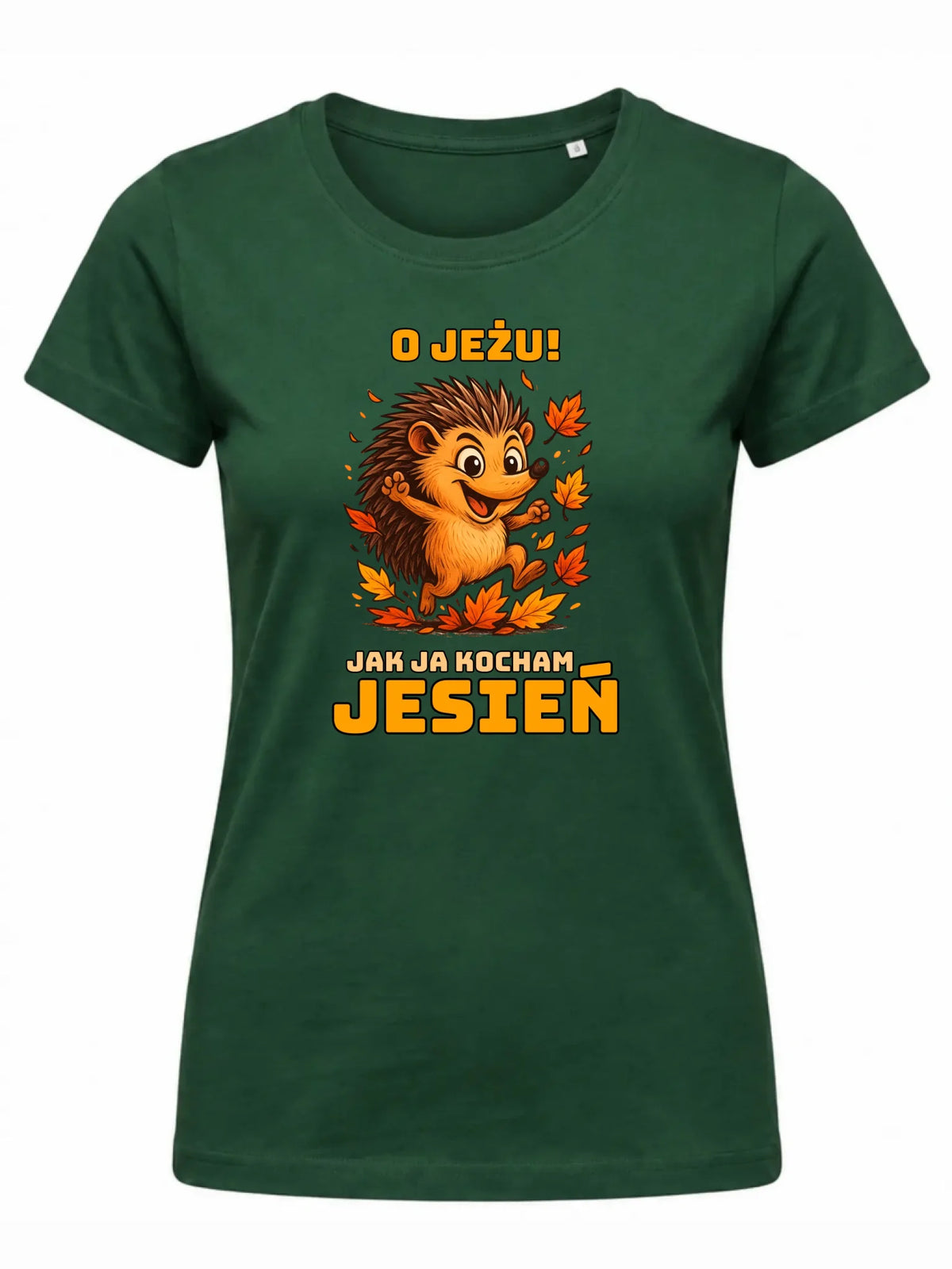 Koszulka damska jesienna - O JEŻU! Jak ja kocham jesień JS31