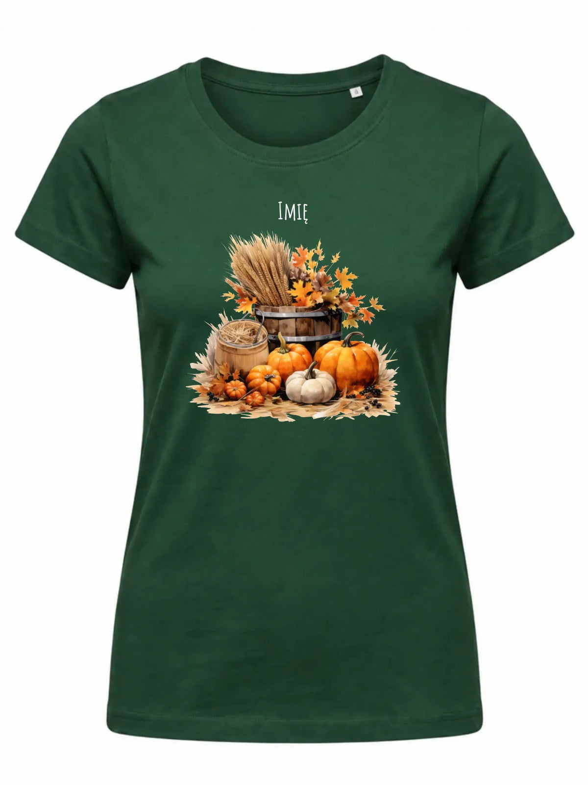 Koszulka damska jesieniara - Harvest vibes - personalizowana JS09