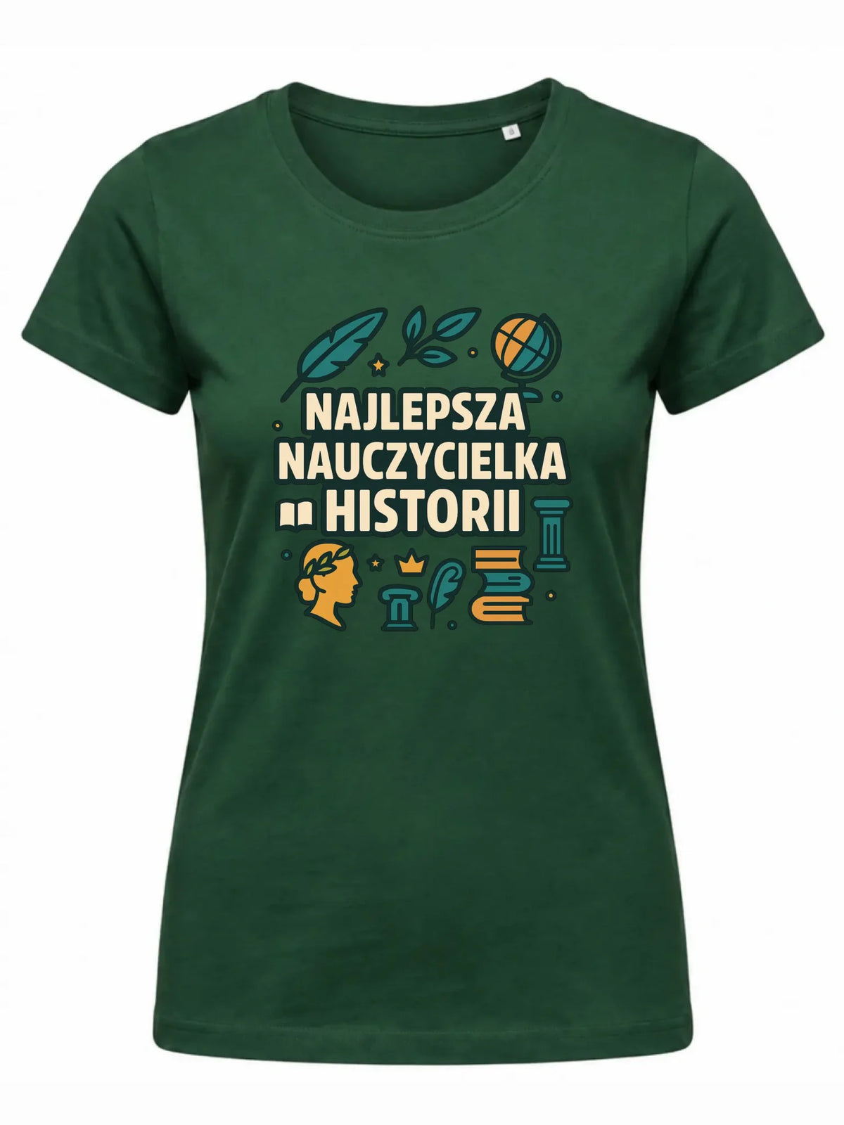 Koszulka damska dla nauczycielki - Najlepsza nauczycielka historii N57