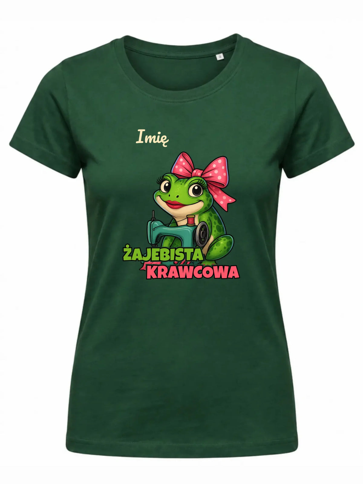 Koszulka damska szyciowa dla krawcowej - Żajebista Krawcowa - personalizowana HS32