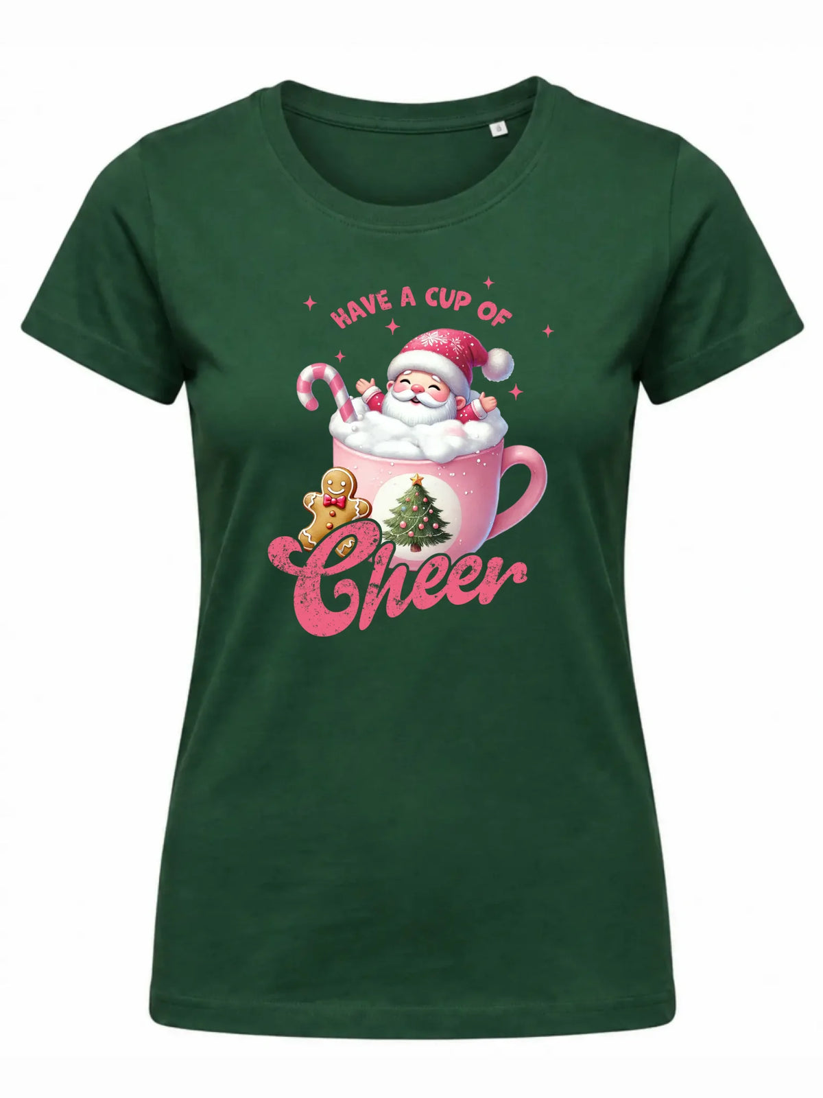 Koszulka damska świąteczna - Have a cup of cheer BN53