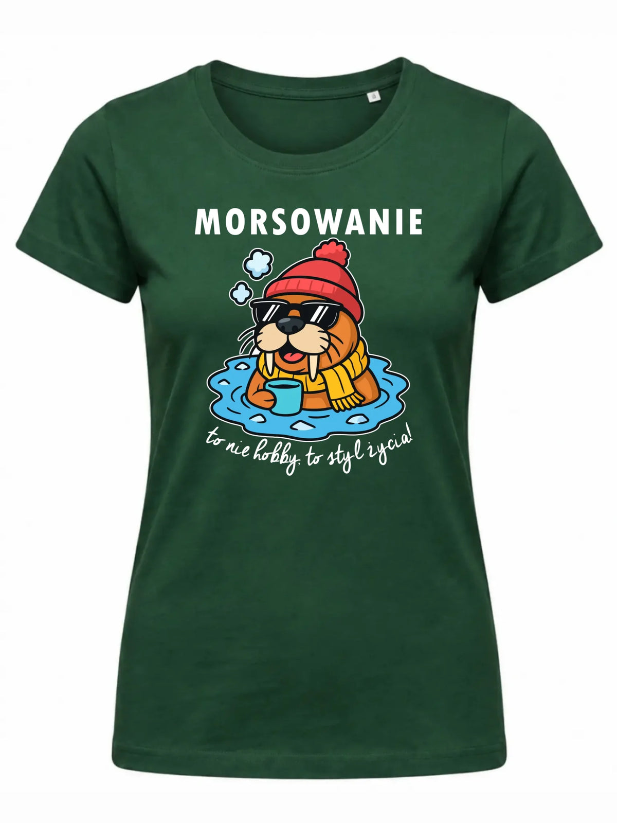 Koszulka damska - prezent dla morsa - Morsowanie to styl życia HM10