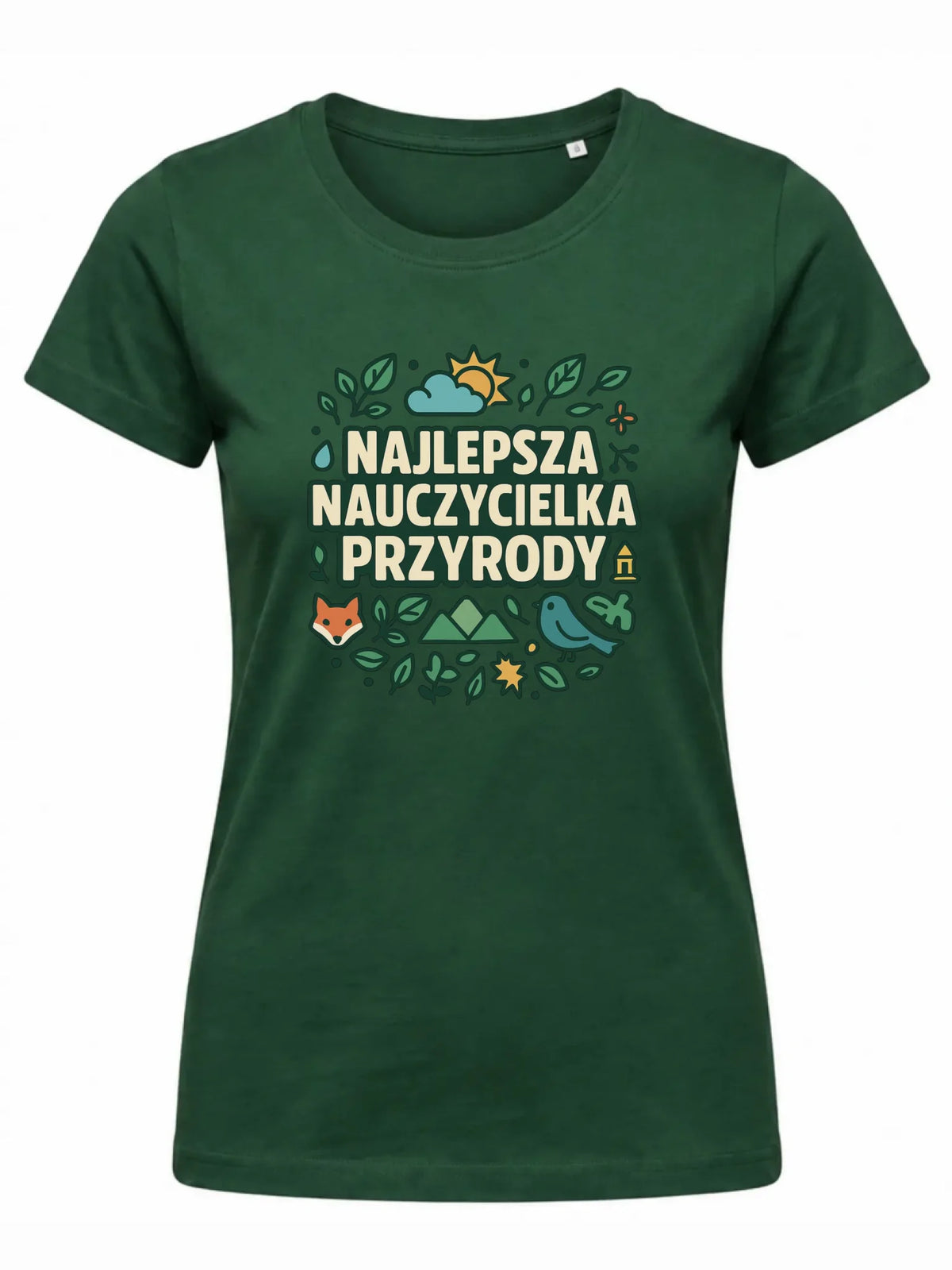Koszulka damska dla nauczycielki - Najlepsza nauczycielka przyrody N64