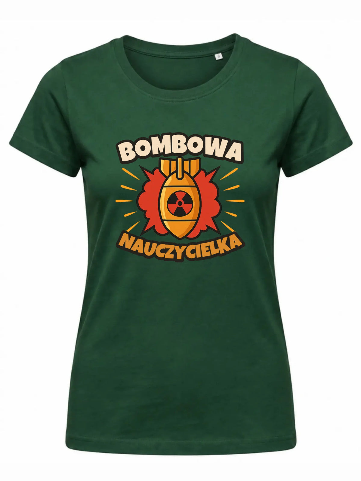 Koszulka damska dla nauczycielki - Bombowa Nauczycielka N34
