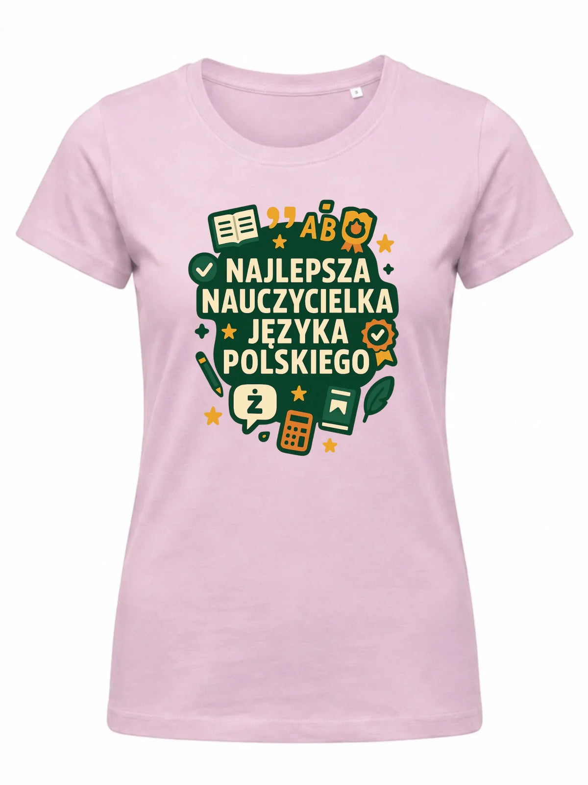 Koszulka damska dla nauczycielki - Najlepsza nauczycielka języka polskiego N75