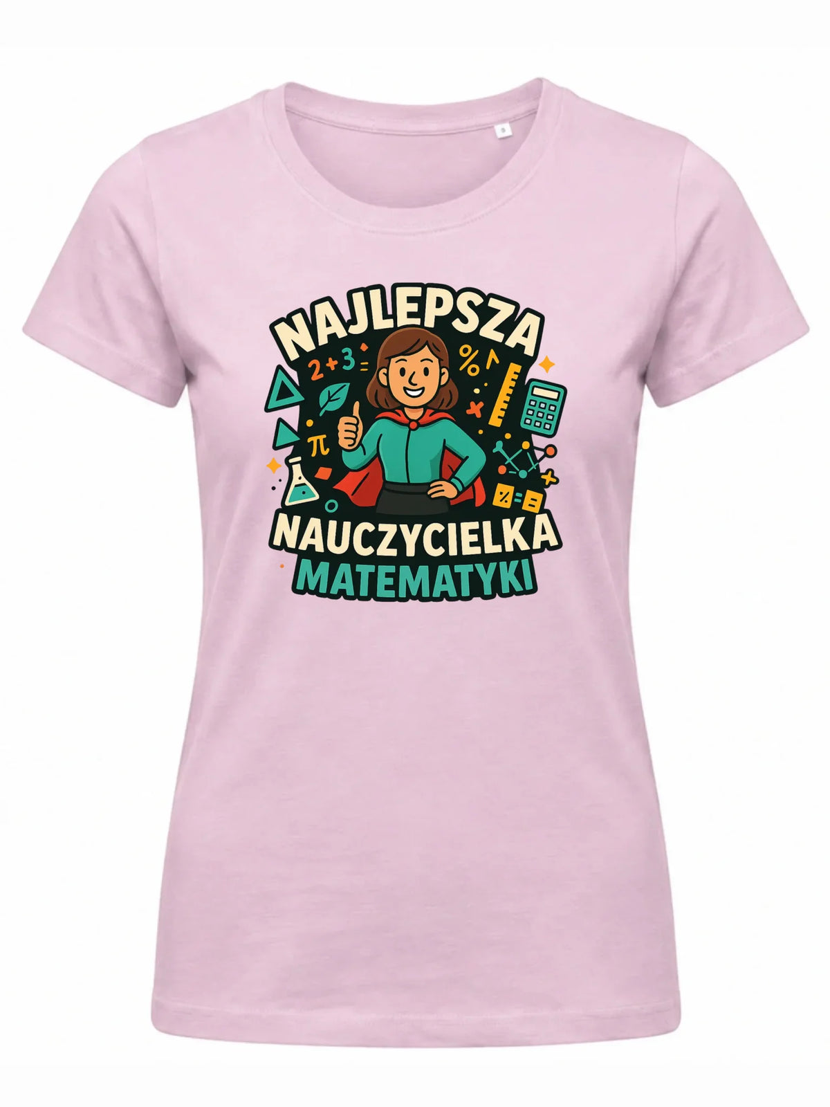Koszulka damska dla nauczycielki - Najlepsza nauczycielka matematyki N46
