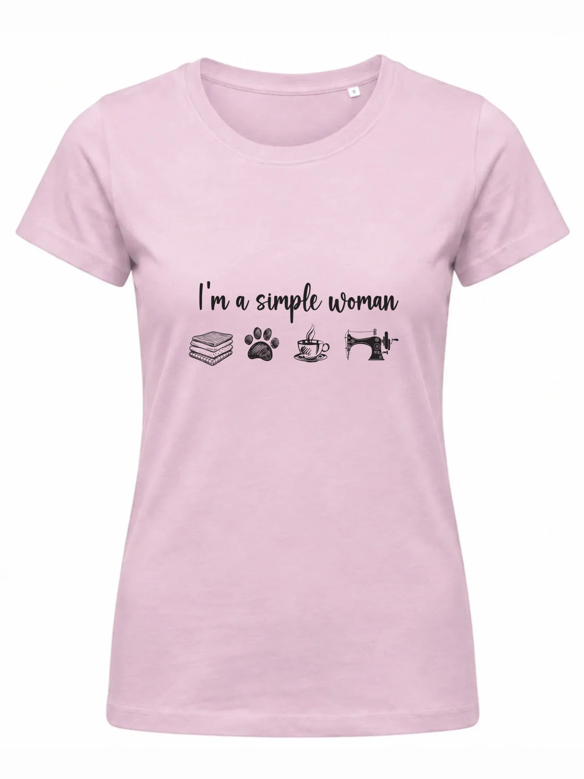 Koszulka damska szyciowa dla krawcowej - I'm a simple woman HS20