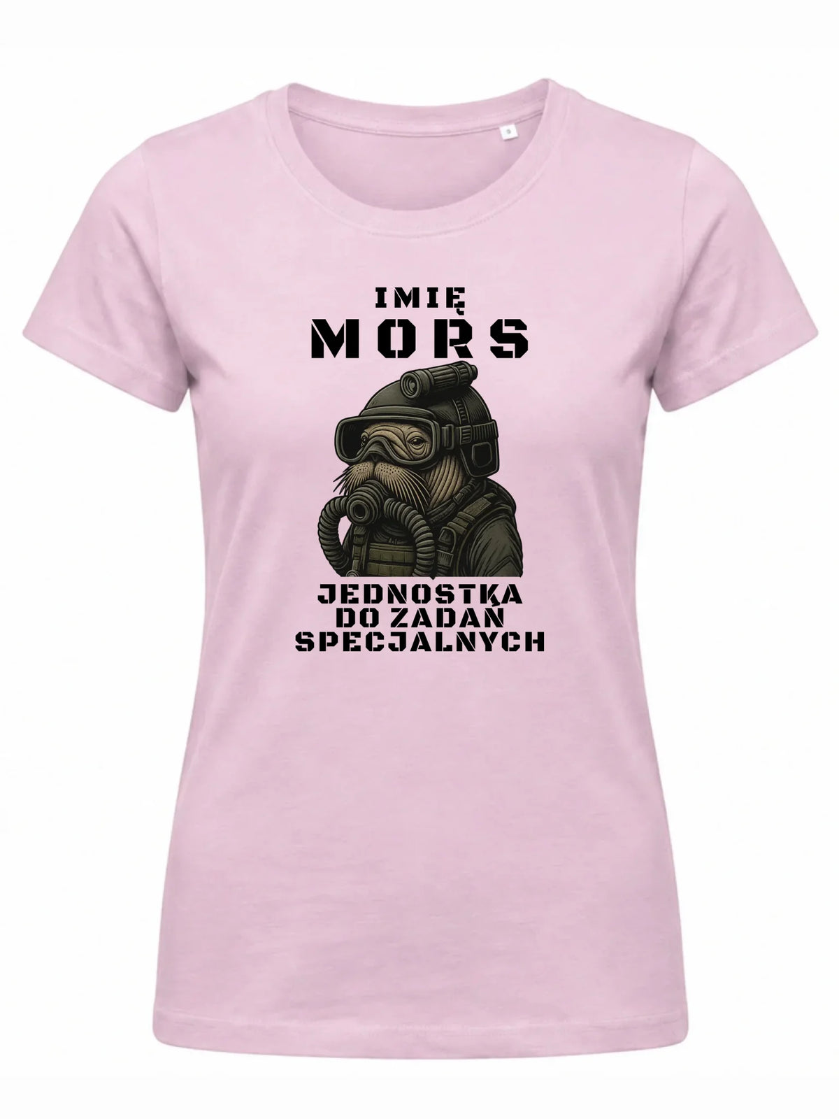 Koszulka damska - prezent dla morsa - Mors do zadań specjalnych - personalizowana HM07