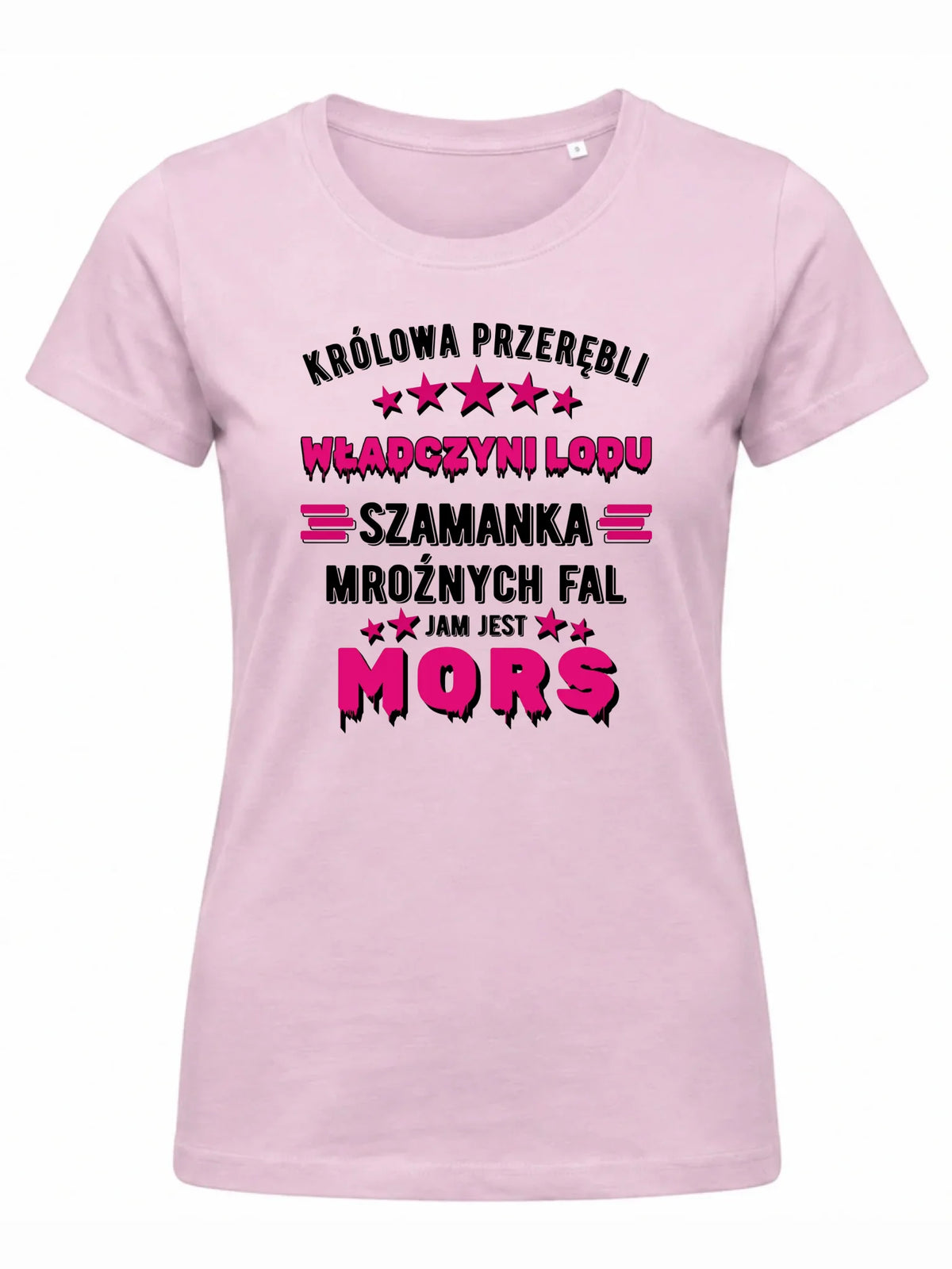 Koszulka damska - prezent dla morsa - Królowa przerębli Jam jest mors HM17