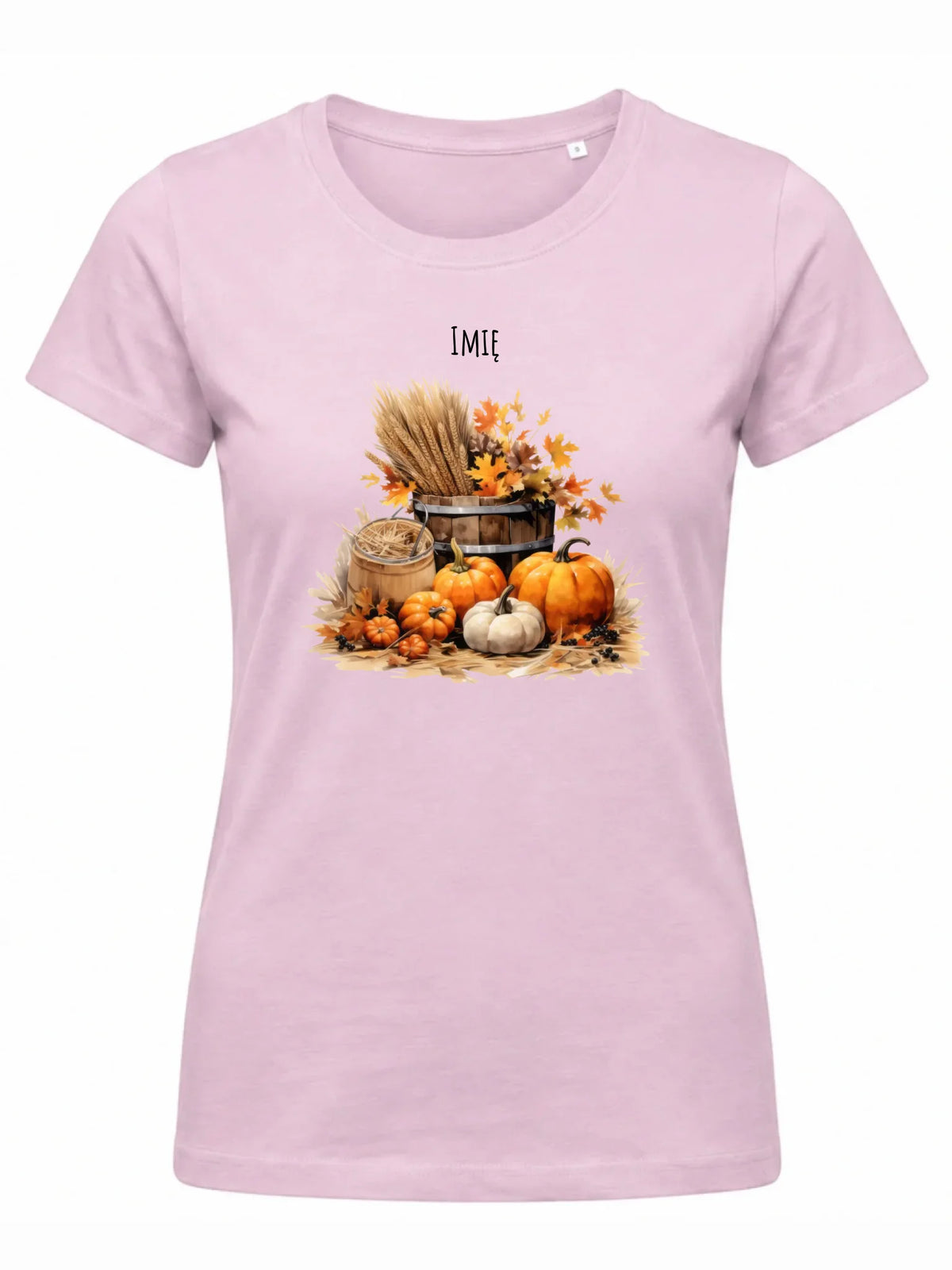 Koszulka damska jesieniara - Harvest vibes - personalizowana JS09