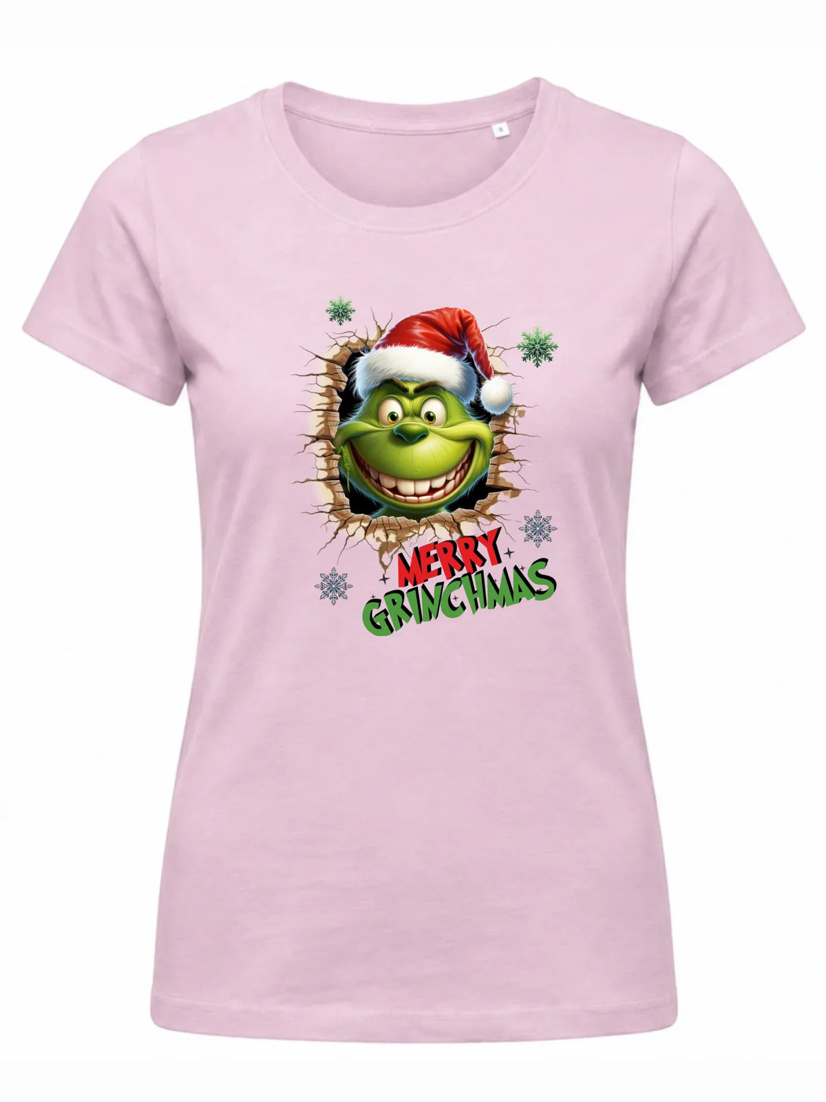 Koszulka damska świąteczna - Grinch - Merry Grinchmas BN113