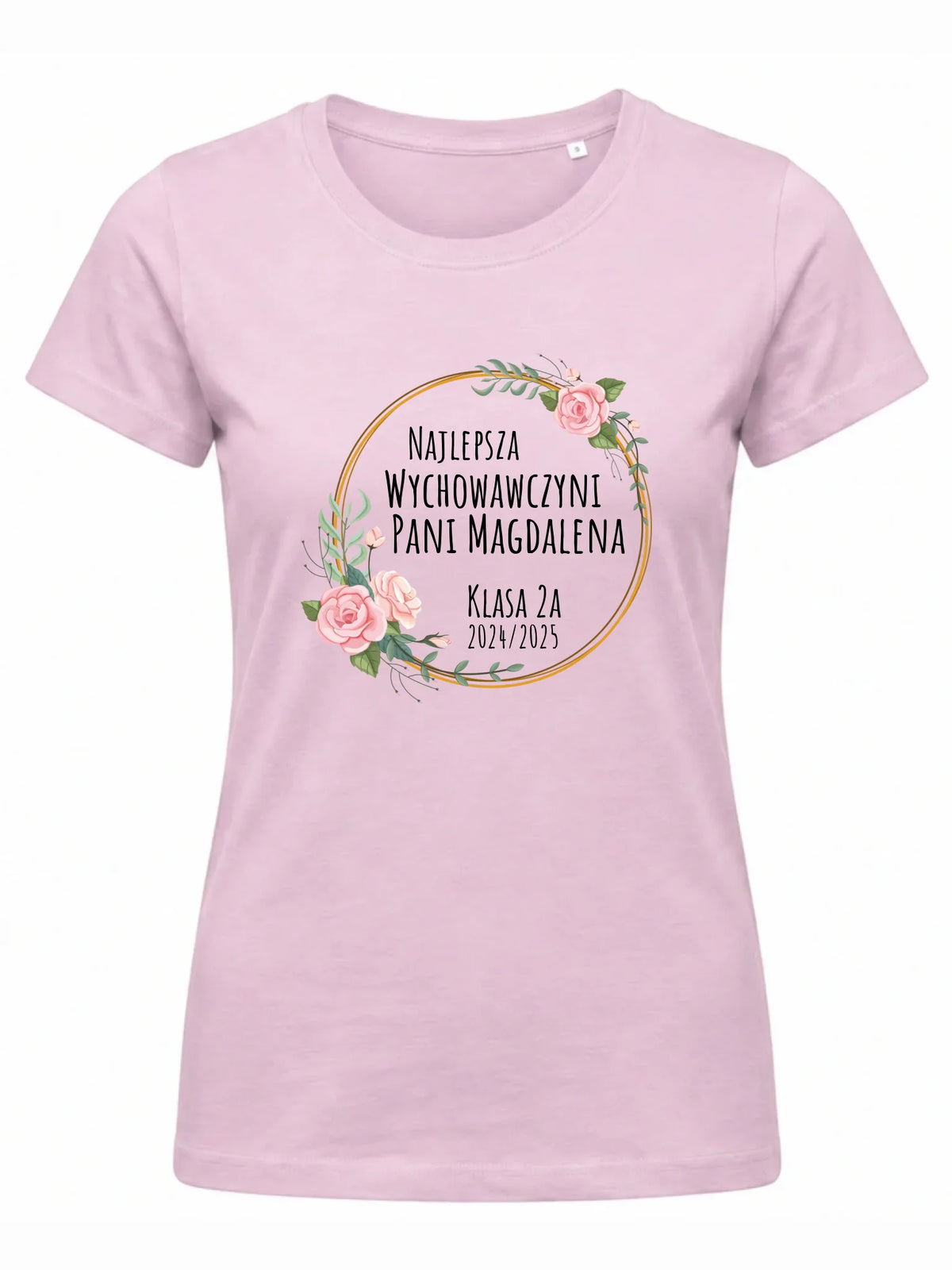 Koszulka damska - Najlepsza Wychowawczyni - personalizowana N02